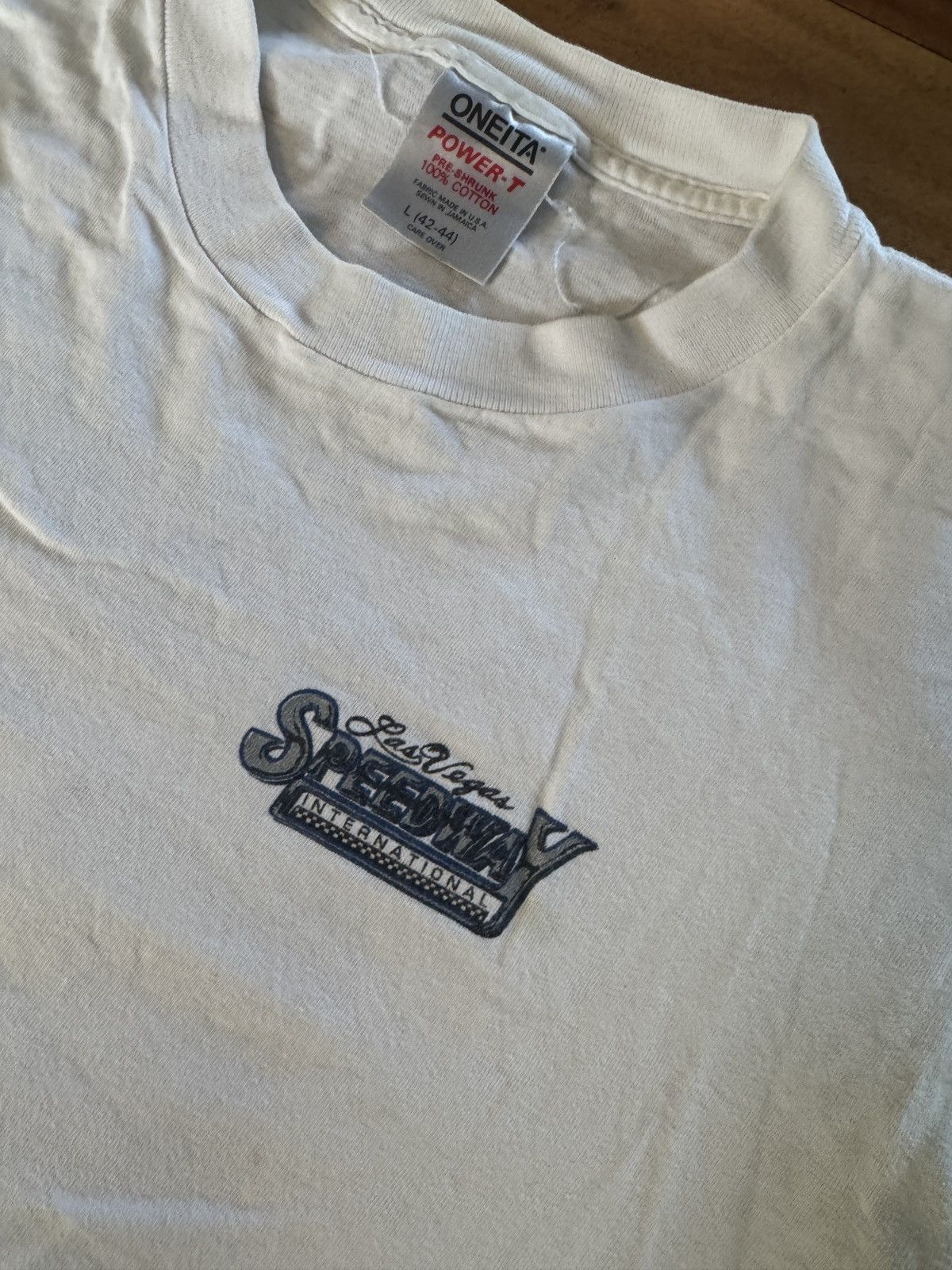 Vintage Vintage Las Vegas speed way shirt Size US L / EU 52-54 / 3 - 2 Thumbnail