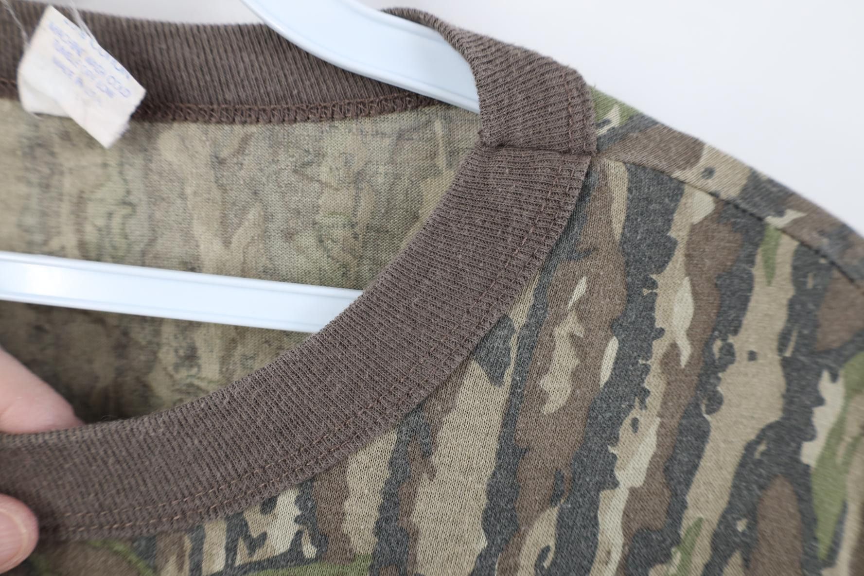 Vintage Vintage 80s 90s Streetwear Camouflage Long Sleeve T-Shirt Size US XL / EU 56 / 4 - 8 Thumbnail