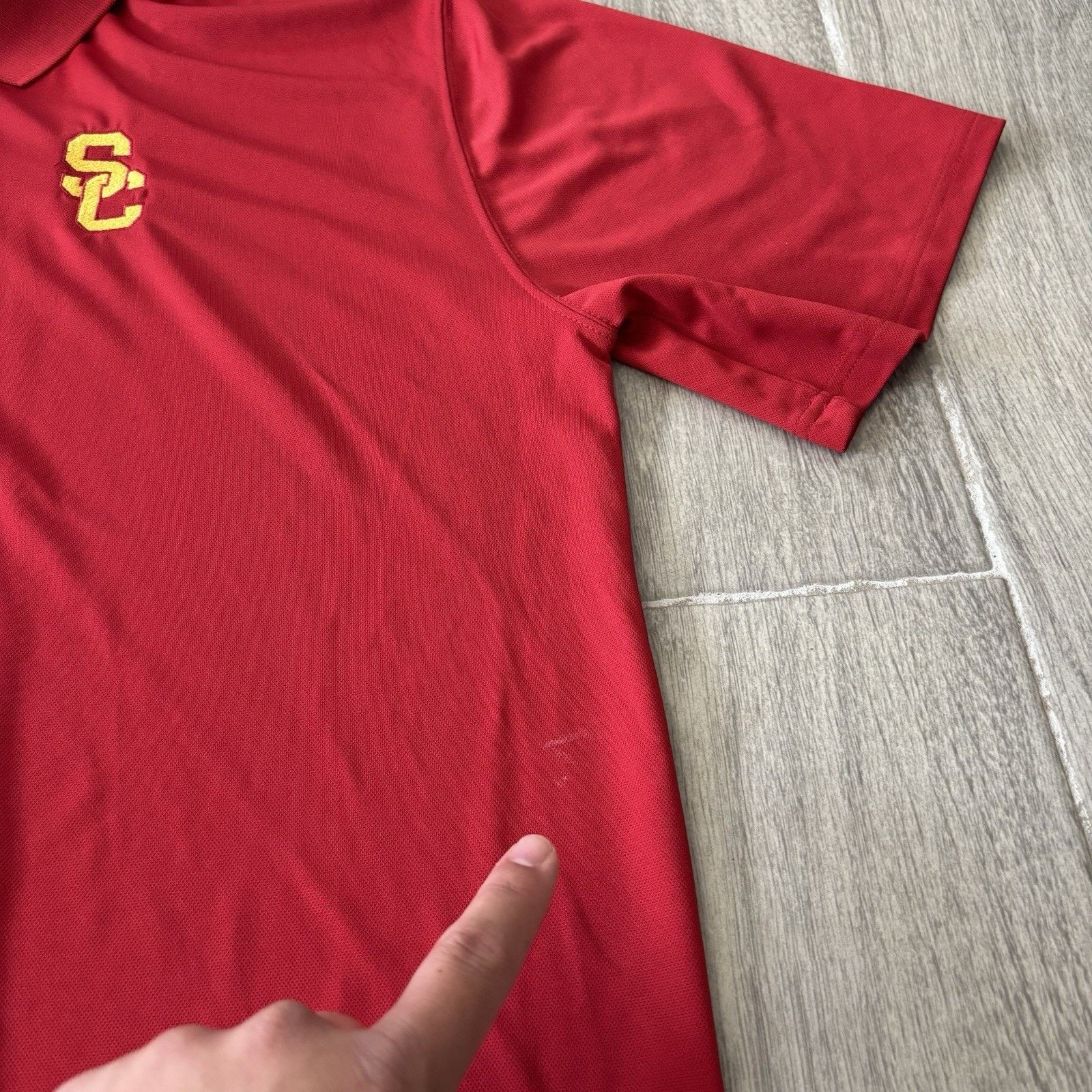 Other USC Trojans Fight On Short Sleeve Red Polo Shirt Men’s XXL Size US XXL / EU 58 / 5 - 8 Thumbnail