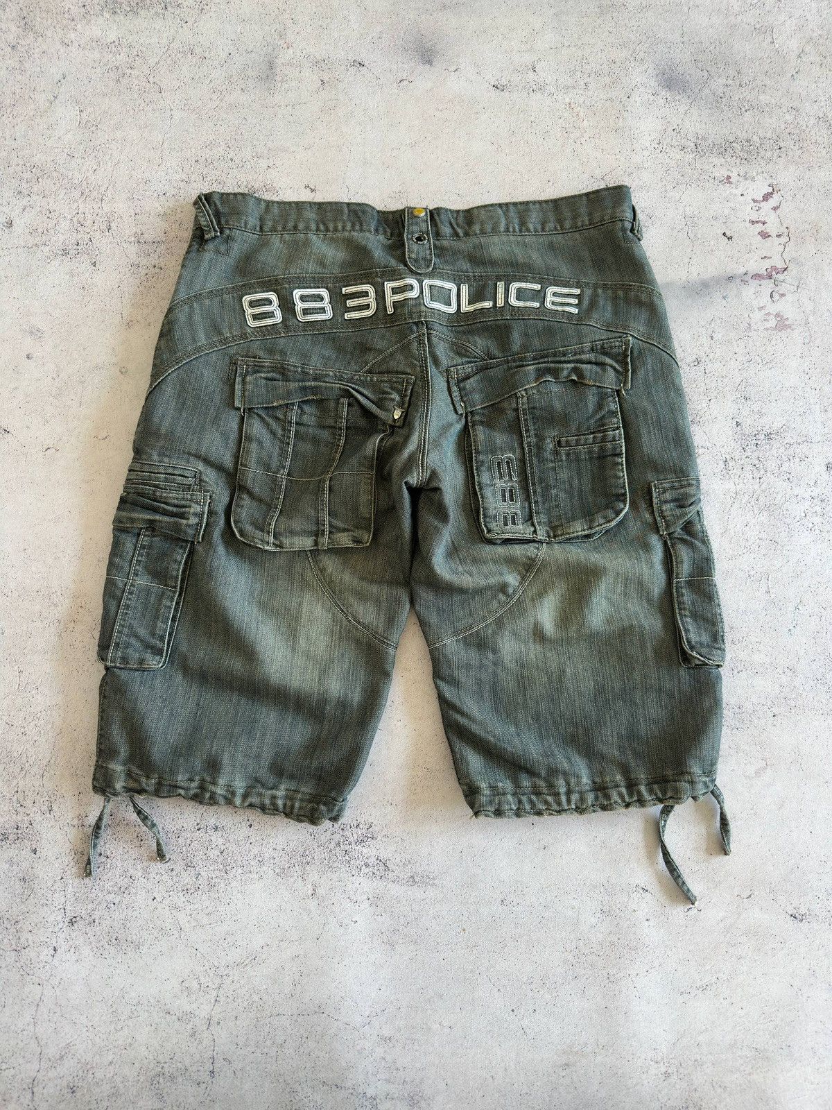 Other 883 Police Denim Cargo Multi Pocket Shorts Size 36 Size US 36 / EU 52 - 3 Thumbnail