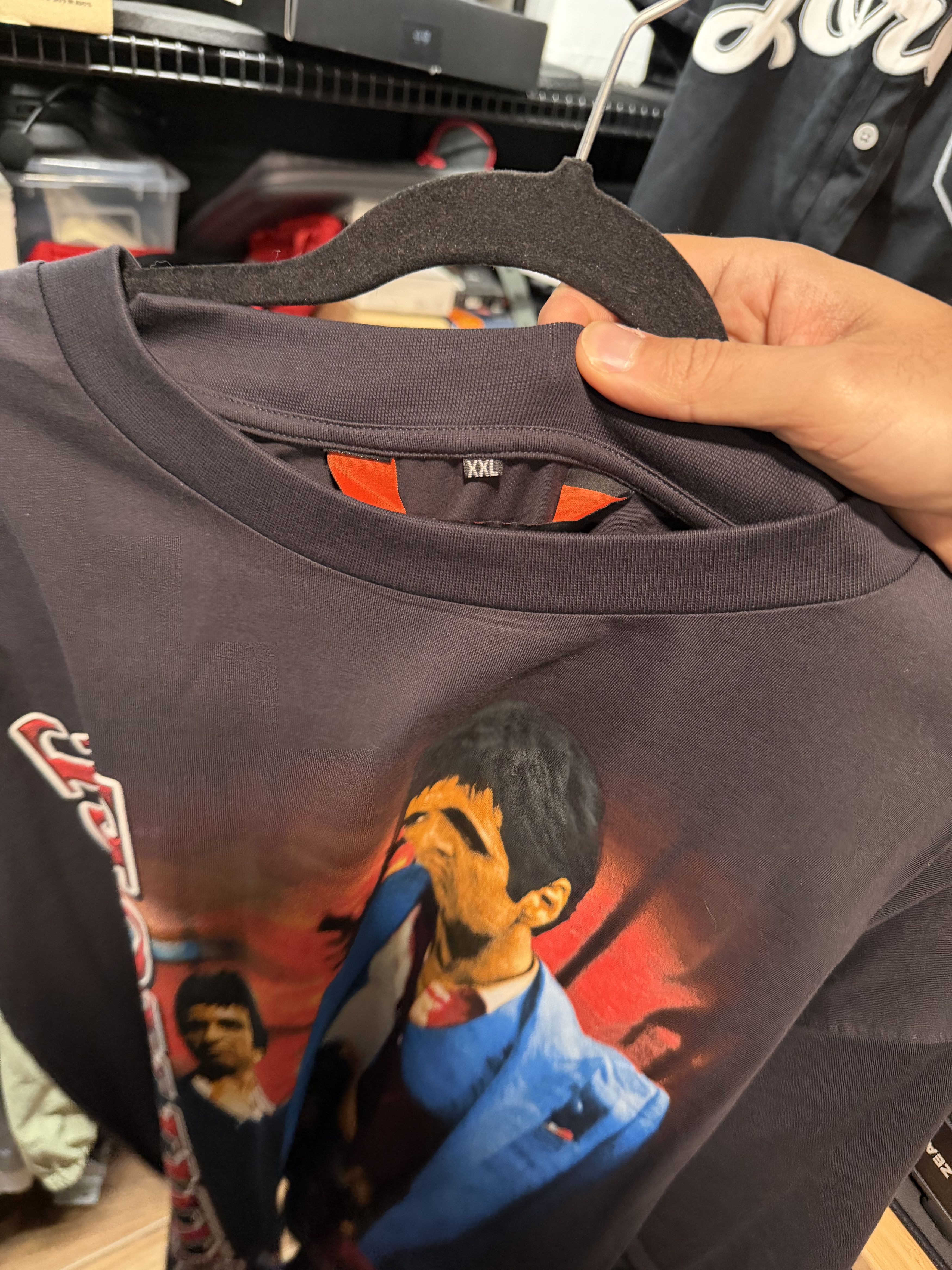 Marino Morwood Moreno Moorwood Tony Montana Scarface Graphic T-Shirt 2XL Size US XXL / EU 58 / 5 - 1 Thumbnail