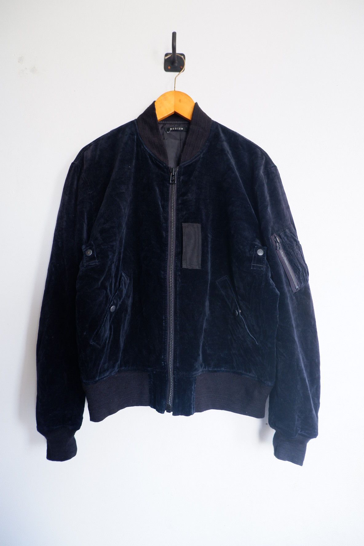 Japanese Brand Vintage Turbine Velvet Bomber Jacket Size US M / EU 48-50 / 2 - 1 Thumbnail