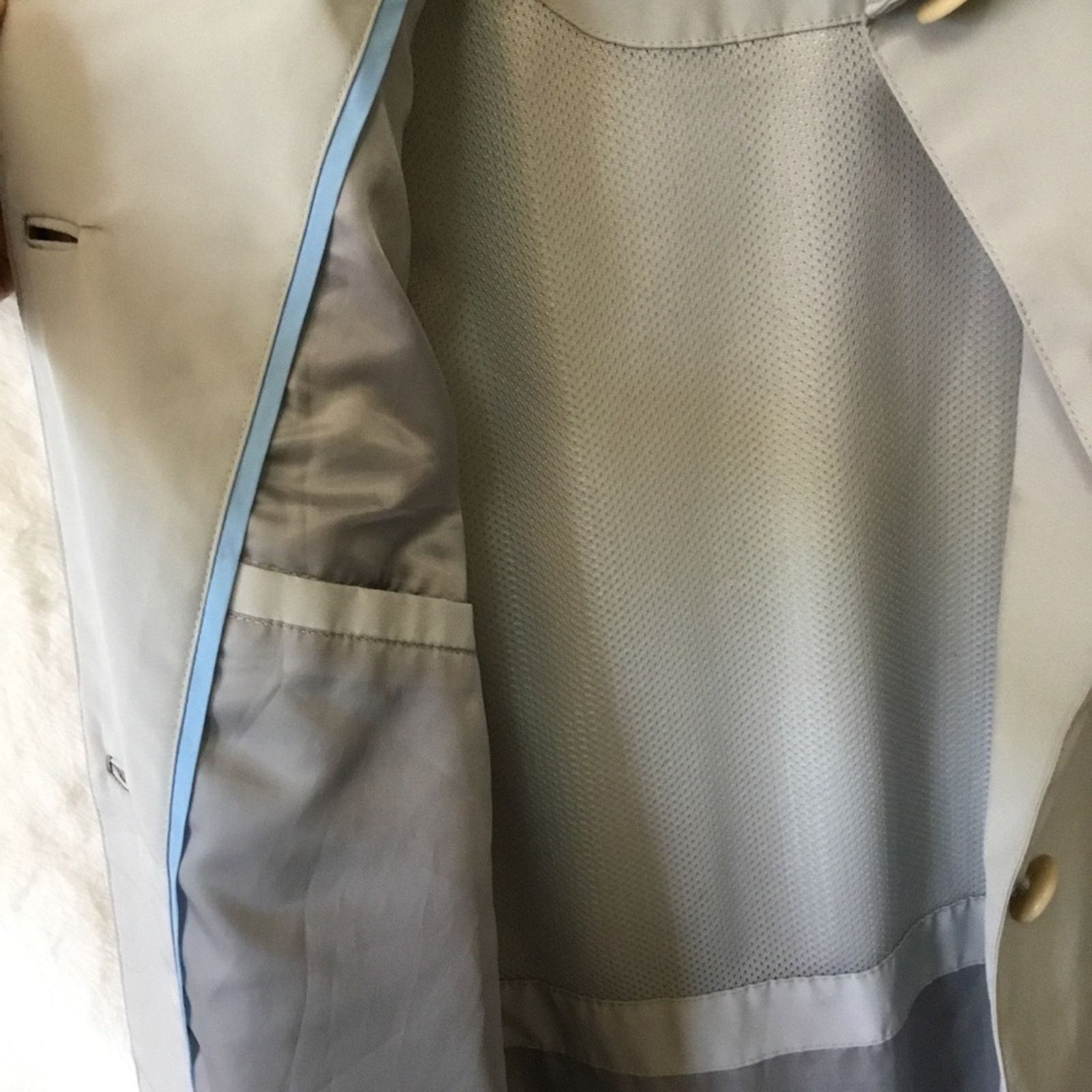 Kenneth Cole Kenneth Cole Reaction Light Gray Classic Rain Coat Size S / US 4 / IT 40 - 9 Thumbnail