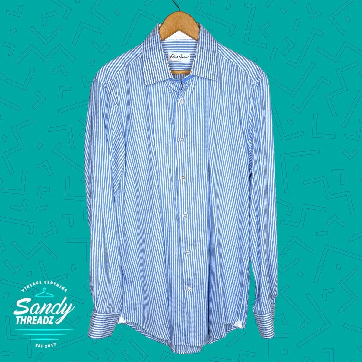 Robert Graham Robert Graham Striped Button Down Shirt Size US L / EU 52-54 / 3 - 2 Thumbnail