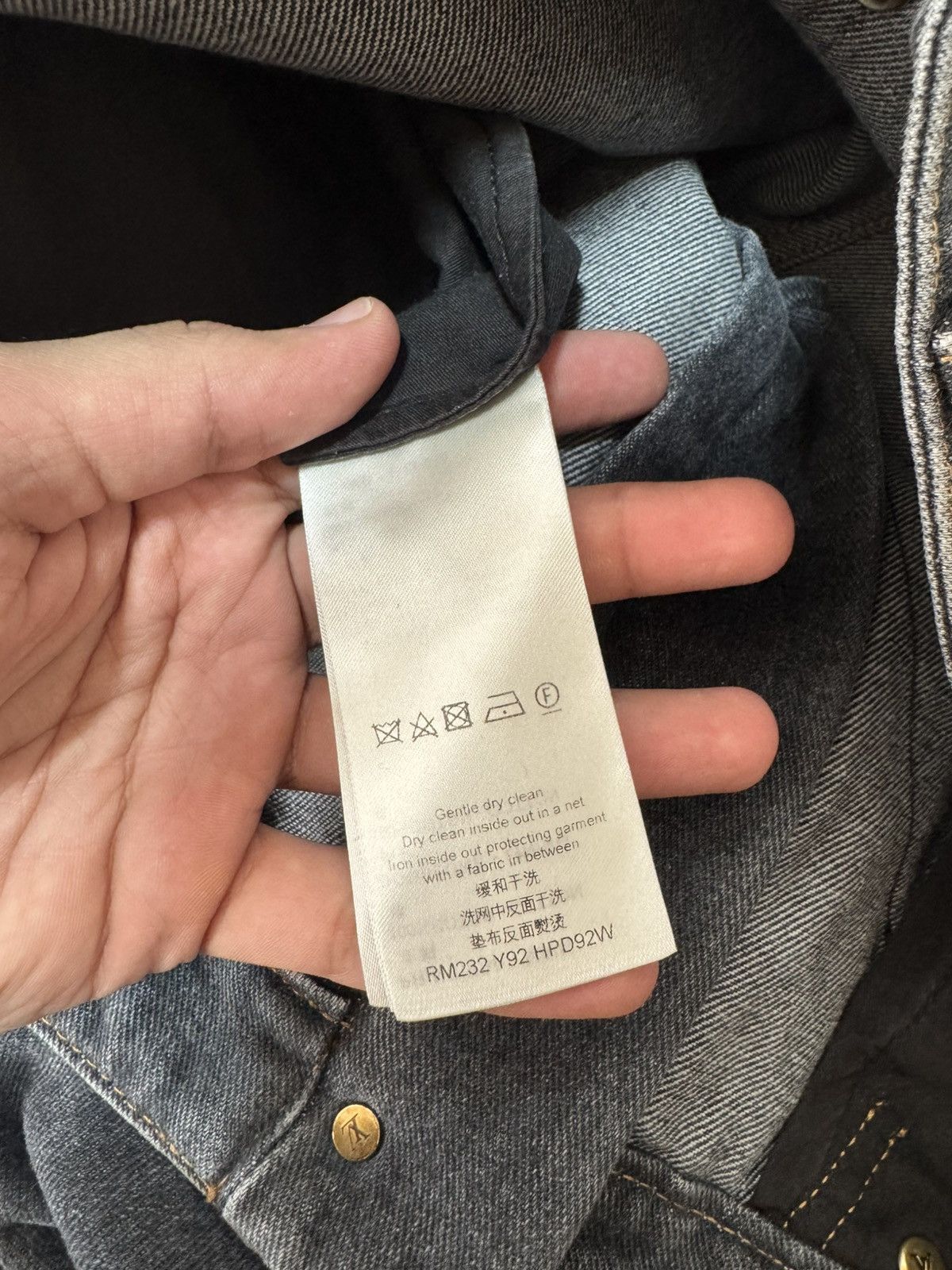 Louis Vuitton Louis Vuitton Monogram Panel Zip Denim Jeans Size 36 Size US 36 / EU 52 - 5 Thumbnail