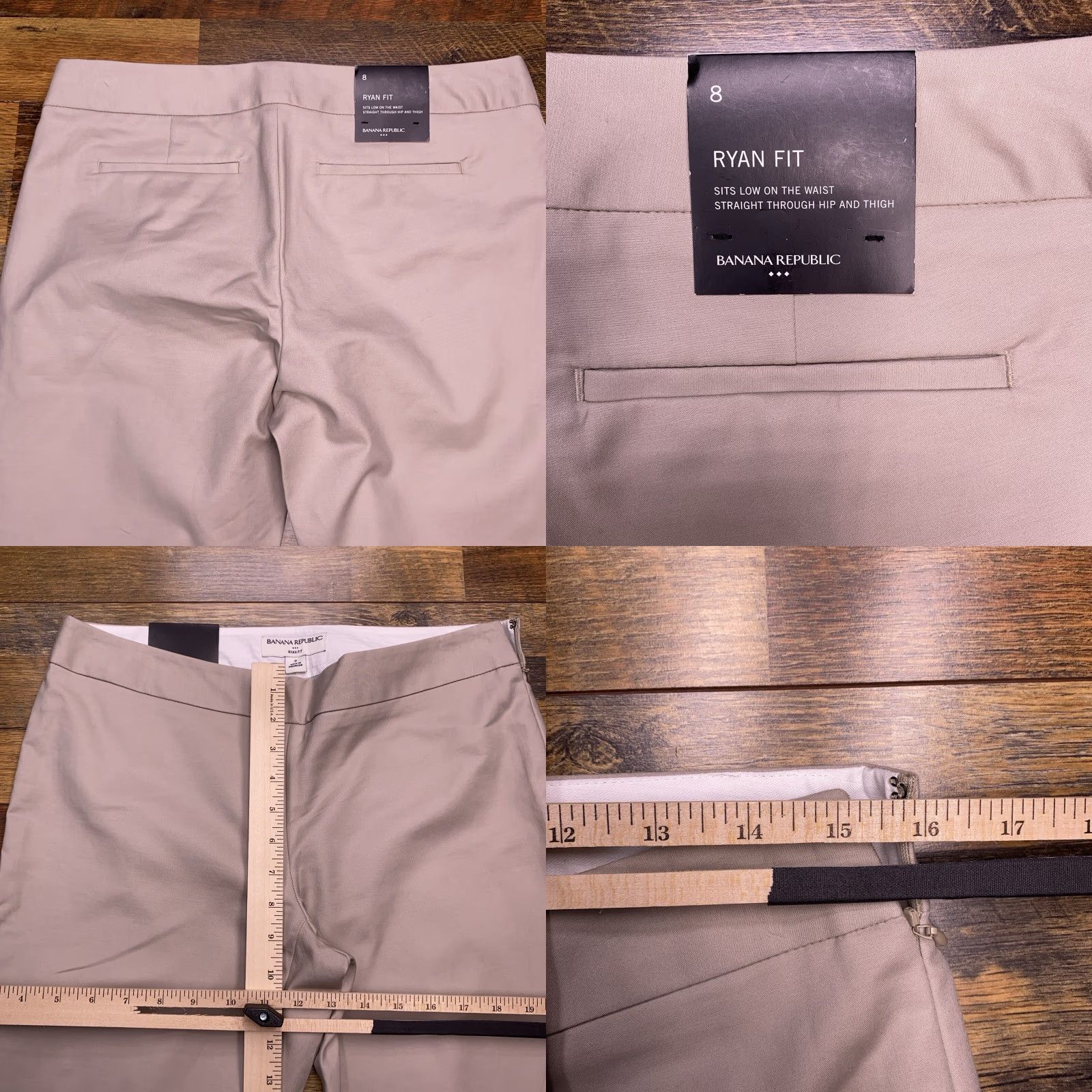 Banana Republic Banana Republic Ryan Fit Pants 8 Khaki Brown Mid Rise Stretch Regular Women Pants Modest Chino Straight Pockets Solid Casual Workwear Knockoffs? Size 30" / US 8 / IT 44 - 8 Thumbnail