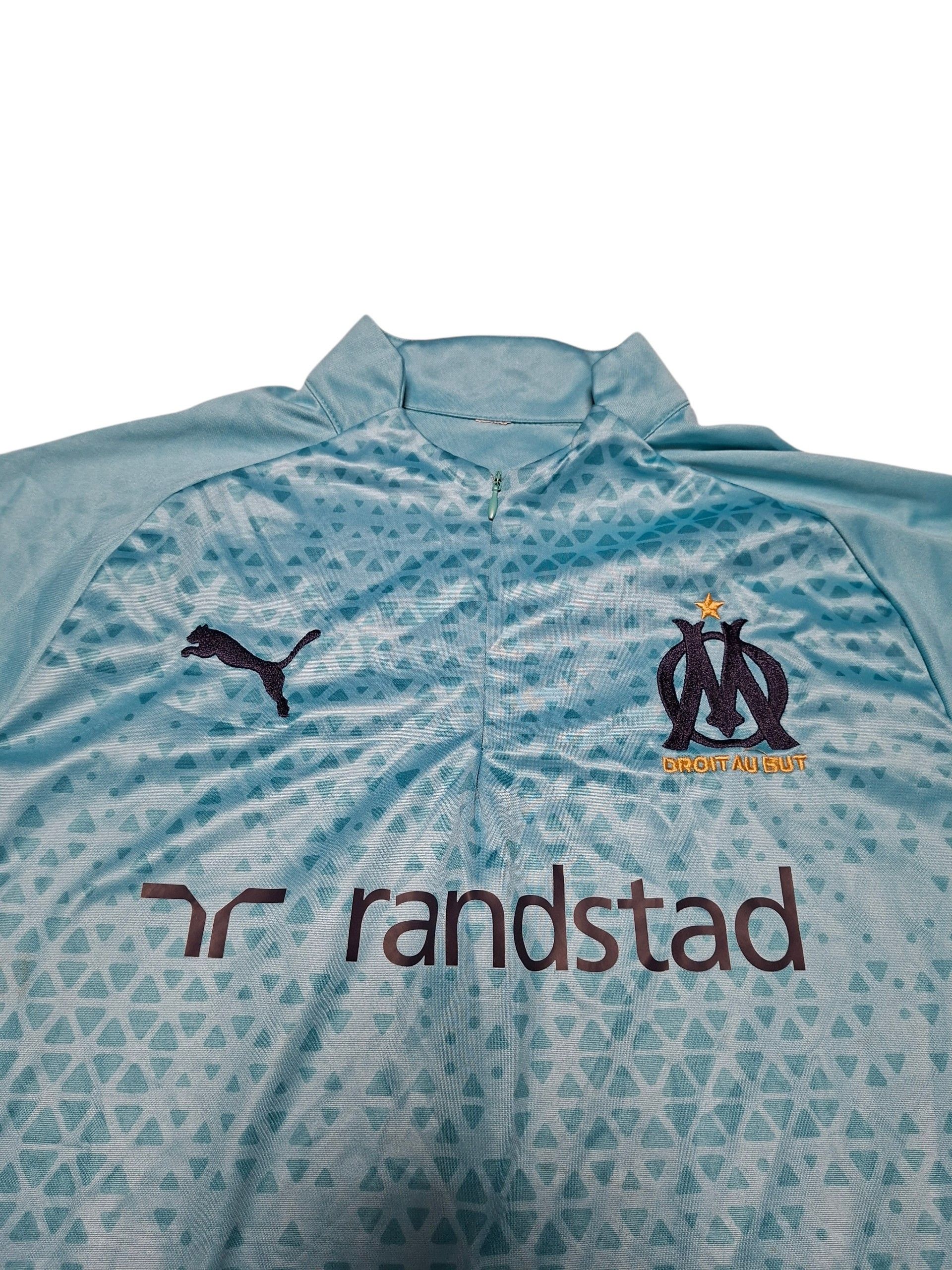 Puma OLYMPIQUE MARSEILLE PUMA VINTAGE TRAINING SOCCER SWEATSHIRT Size US M / EU 48-50 / 2 - 2 Thumbnail