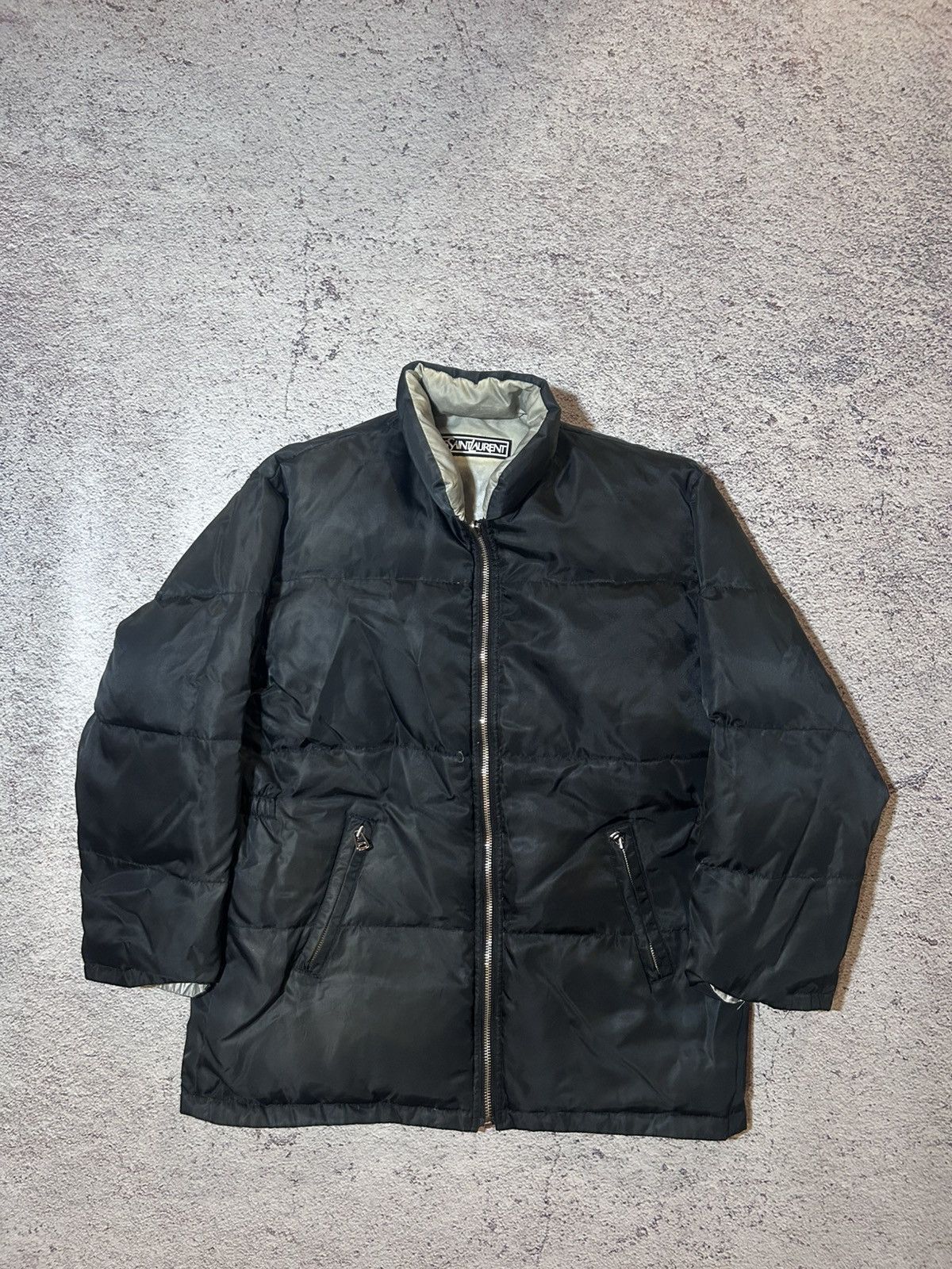 Yves Saint Laurent Yves Saint Laurent Vintage Down Puffer Jacket Black Size US S / EU 44-46 / 1 - 1 Thumbnail