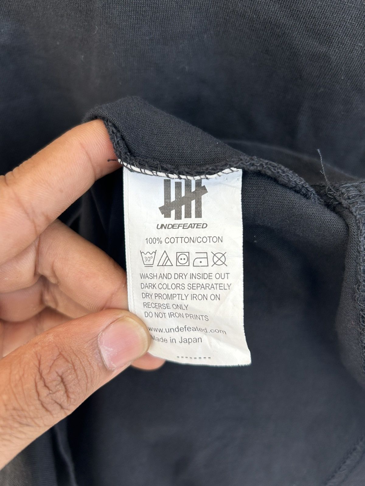 Undefeated Undefeated Neighbourhood Vintage Black Tee Size US M / EU 48-50 / 2 - 8 Thumbnail