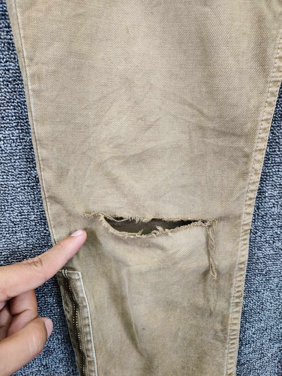 Le Grande Bleu (L.G.B.) Vtg Le Grande Bleu L.G.B Distressed Loose Fit Pants Size US 26 / EU 42 - 10 Thumbnail