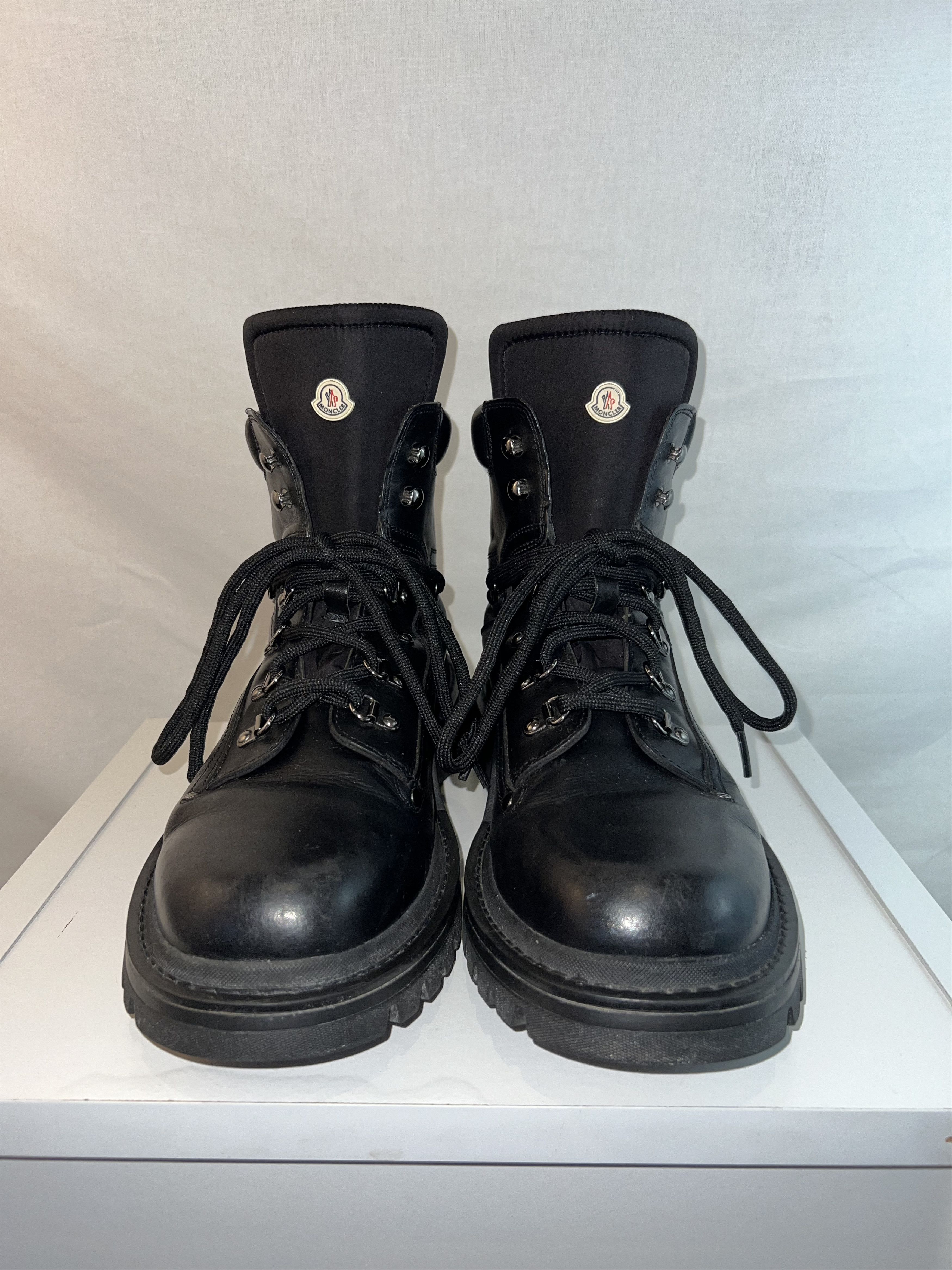 Moncler Moncler - Gently Worn Hiking Boot in Smooth Leather Size 11 Size US 11 / EU 44 - 1 Thumbnail