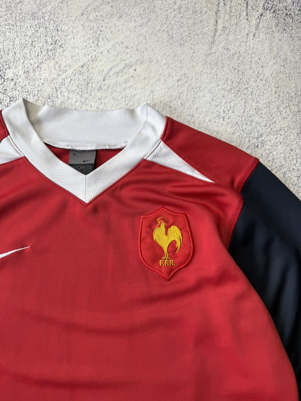 Nike Vintage Nike Y2K 2004 France National Team Longsleeve Jersey Size US S / EU 44-46 / 1 - 7 Thumbnail
