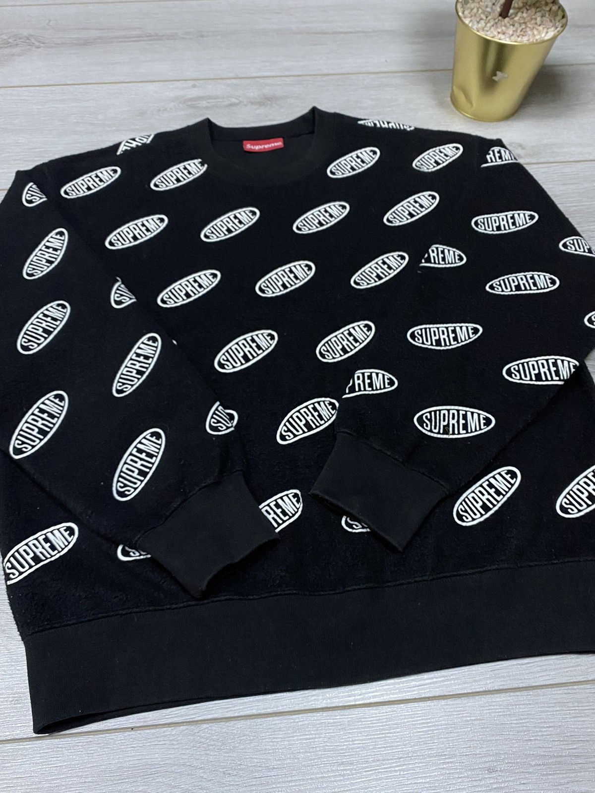 Supreme Supreme reversible sweatshirt monogram Size US S / EU 44-46 / 1 - 14 Thumbnail