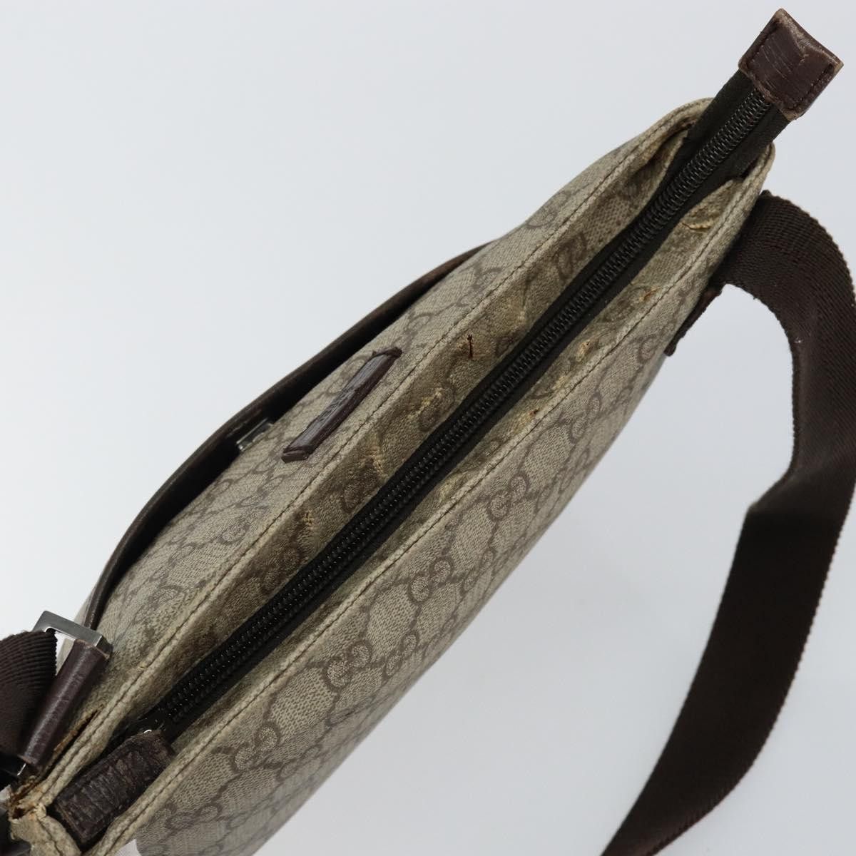Gucci GUCCI GG Supreme Shoulder Bag Pvc Beige Silver Size ONE SIZE - 6 Thumbnail