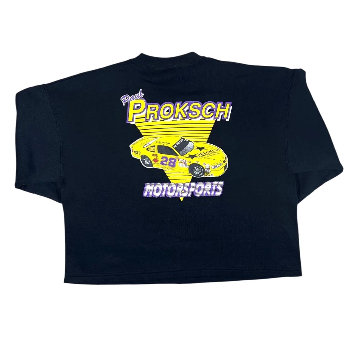 Fruit Of The Loom VINTAGE PAUL PROKSCH MOTORSPORTS Stock Car Racing Black Crewneck Sweatshirt XXL Size US XXL / EU 58 / 5 - 2 Thumbnail