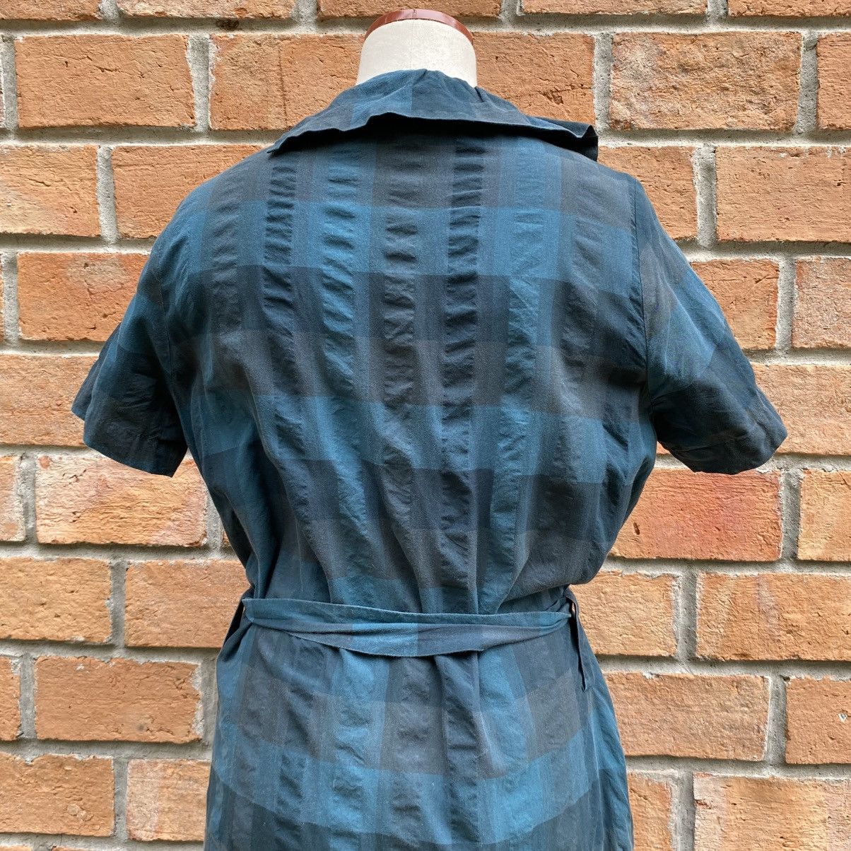 Vivienne Westwood Vivienne Westwood Green Pleated Check Dress with Waist Tie Size XS / US 0-2 / IT 36-38 - 5 Thumbnail