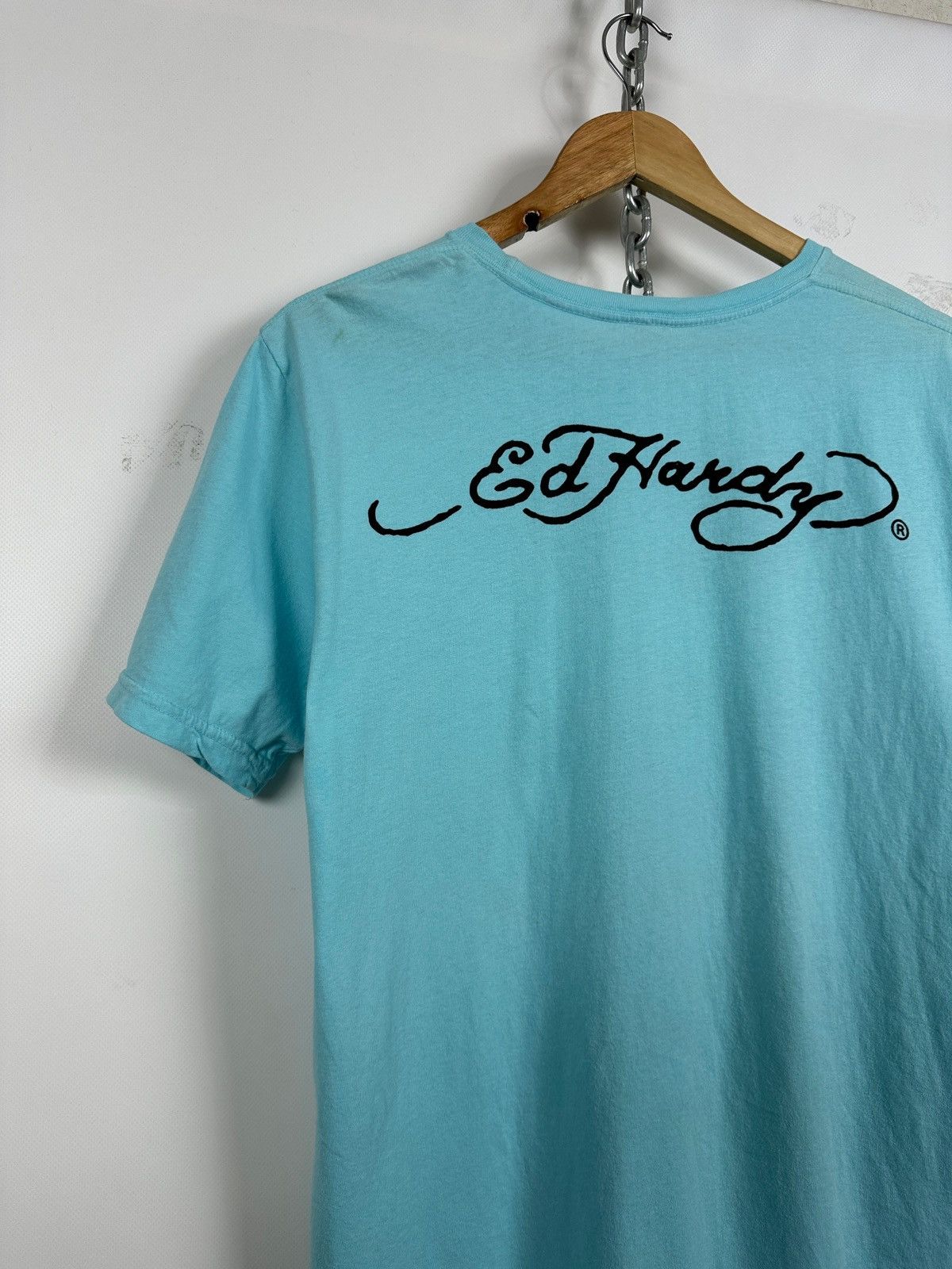 Vintage Ed Hardy by Christian Audigier Blue T-Shirt