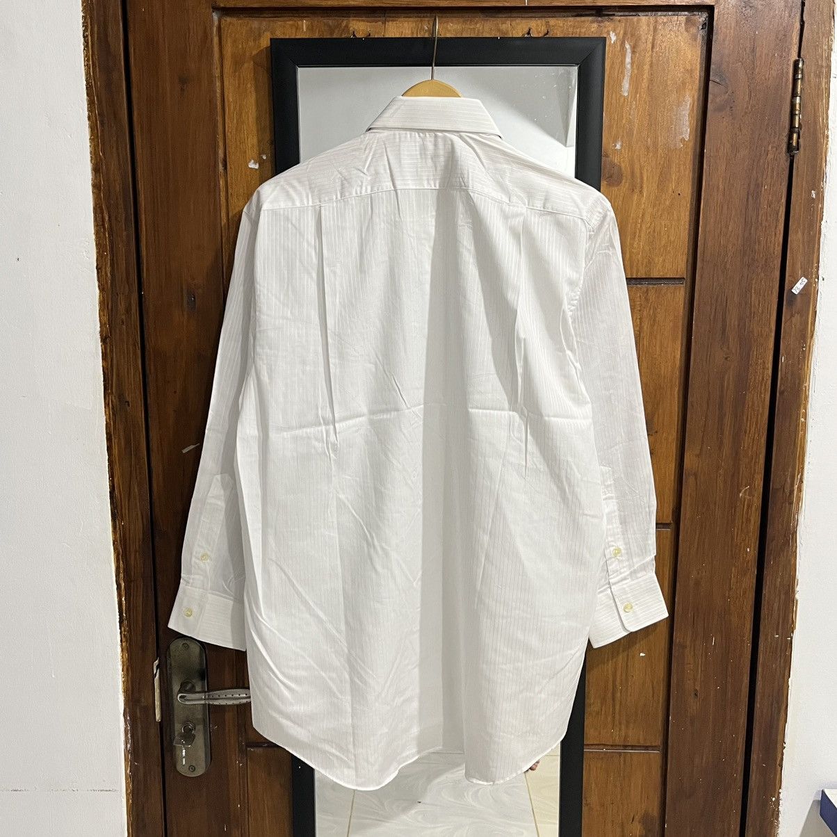 Pierre Balmain Pierre Balmain - White Minimalist Formal Shirt Size US L / EU 52-54 / 3 - 8 Thumbnail