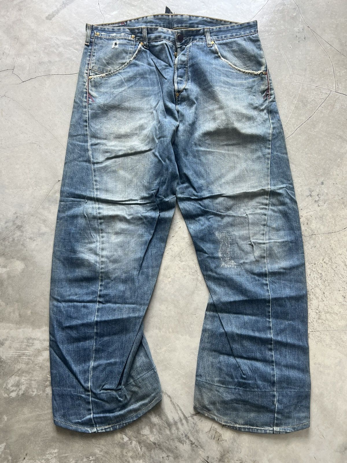 Levis Engineered Jeans Buckle Back Tag W36 Actual 38x30
