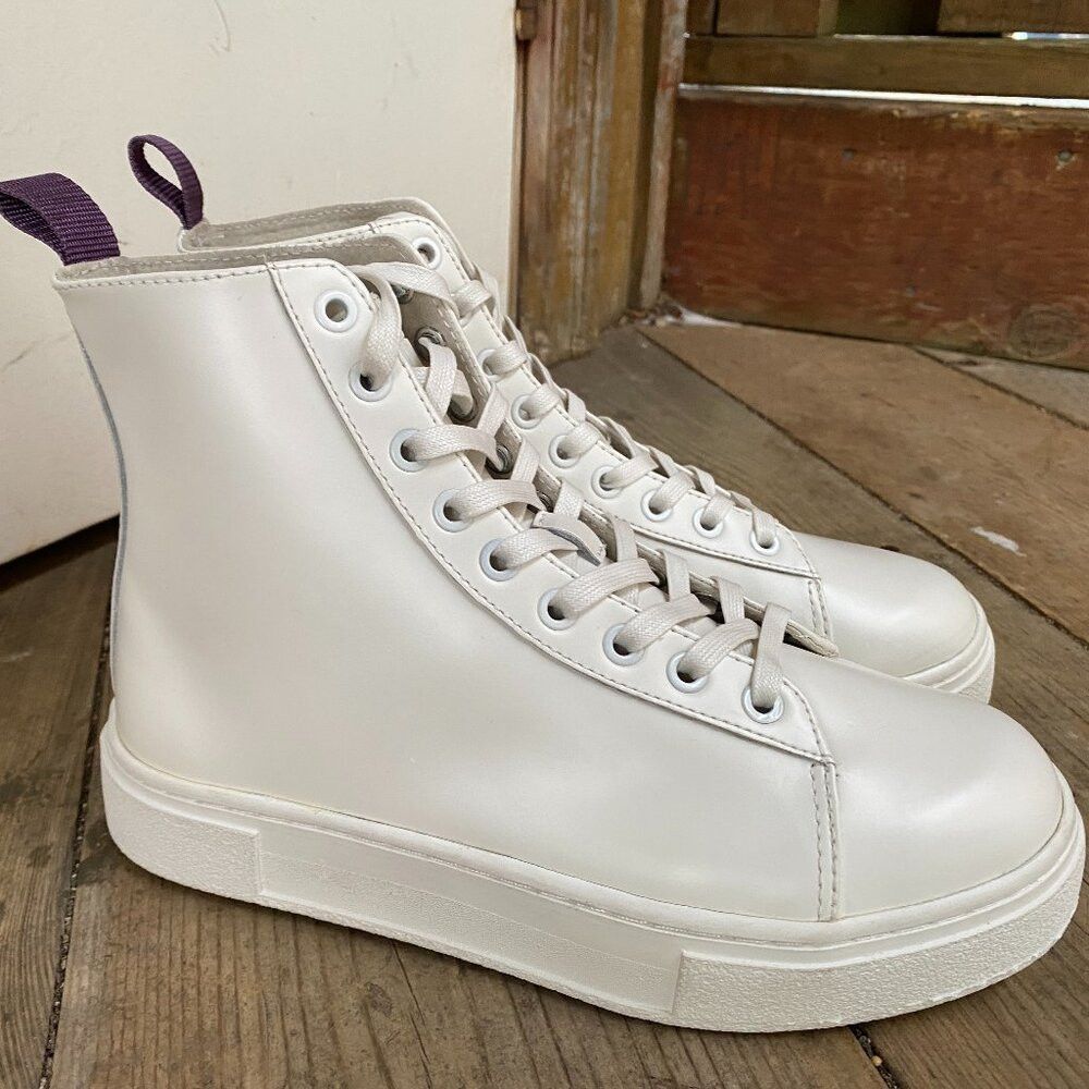 Eytys RARE Eytys Kibo Leather Boots Shoe Size 7 - White Size US 7 / IT 37 - 2 Thumbnail