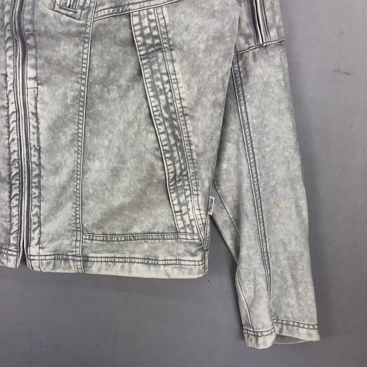Japanese Brand Fieldcore X Nextworkerz X Cordura Acid Washed Biker Jacket Size US M / EU 48-50 / 2 - 3 Thumbnail