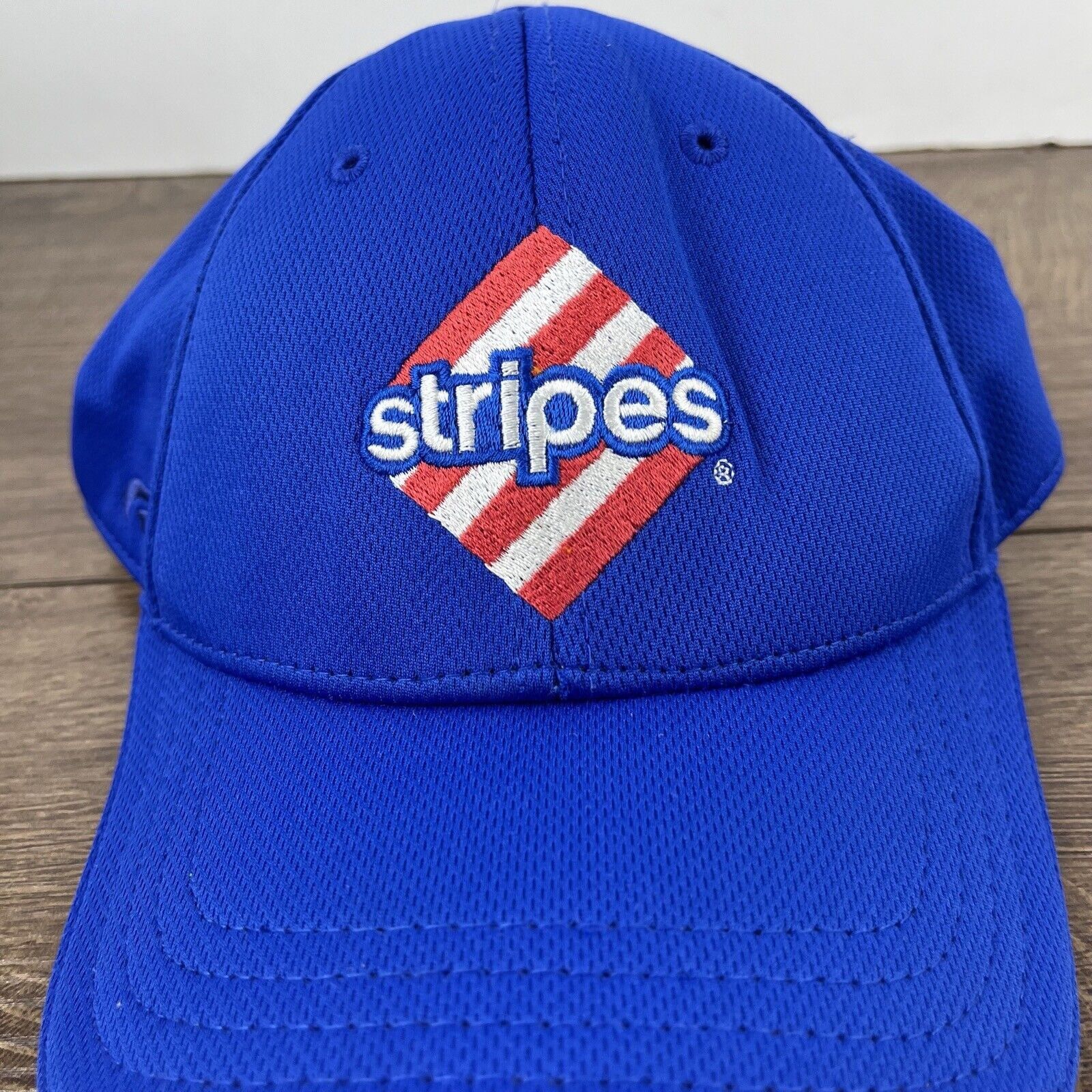 Other Stripes Hat Stripes Restaurant Hat Blue Cap Adjustable Blue Size ONE SIZE - 7 Thumbnail