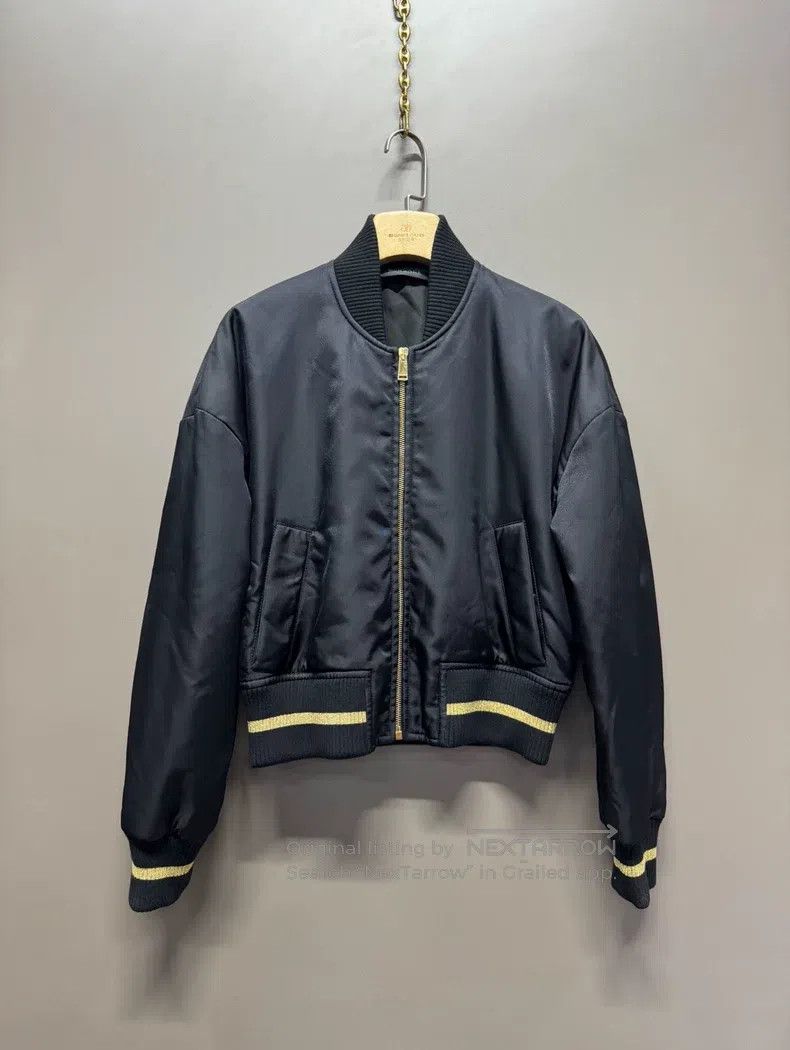 Versace Versace Black baseball uniform jacket Size US M / EU 48-50 / 2 - 1 Thumbnail