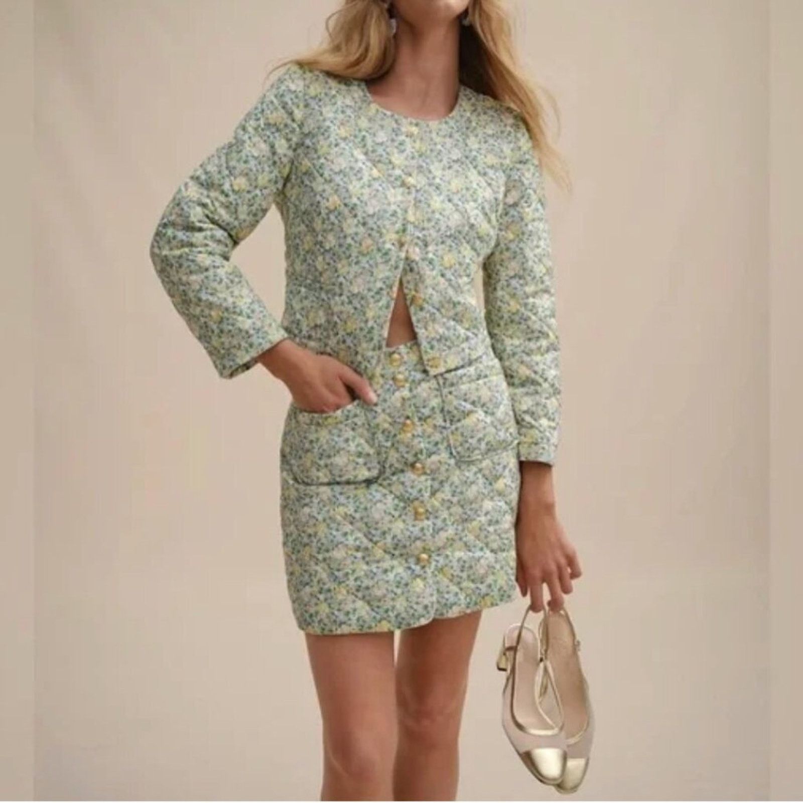 J.Crew J. Crew Limited-edition quilted Louisa lady jacket Liberty Size M / US 6-8 / IT 42-44 - 2 Thumbnail