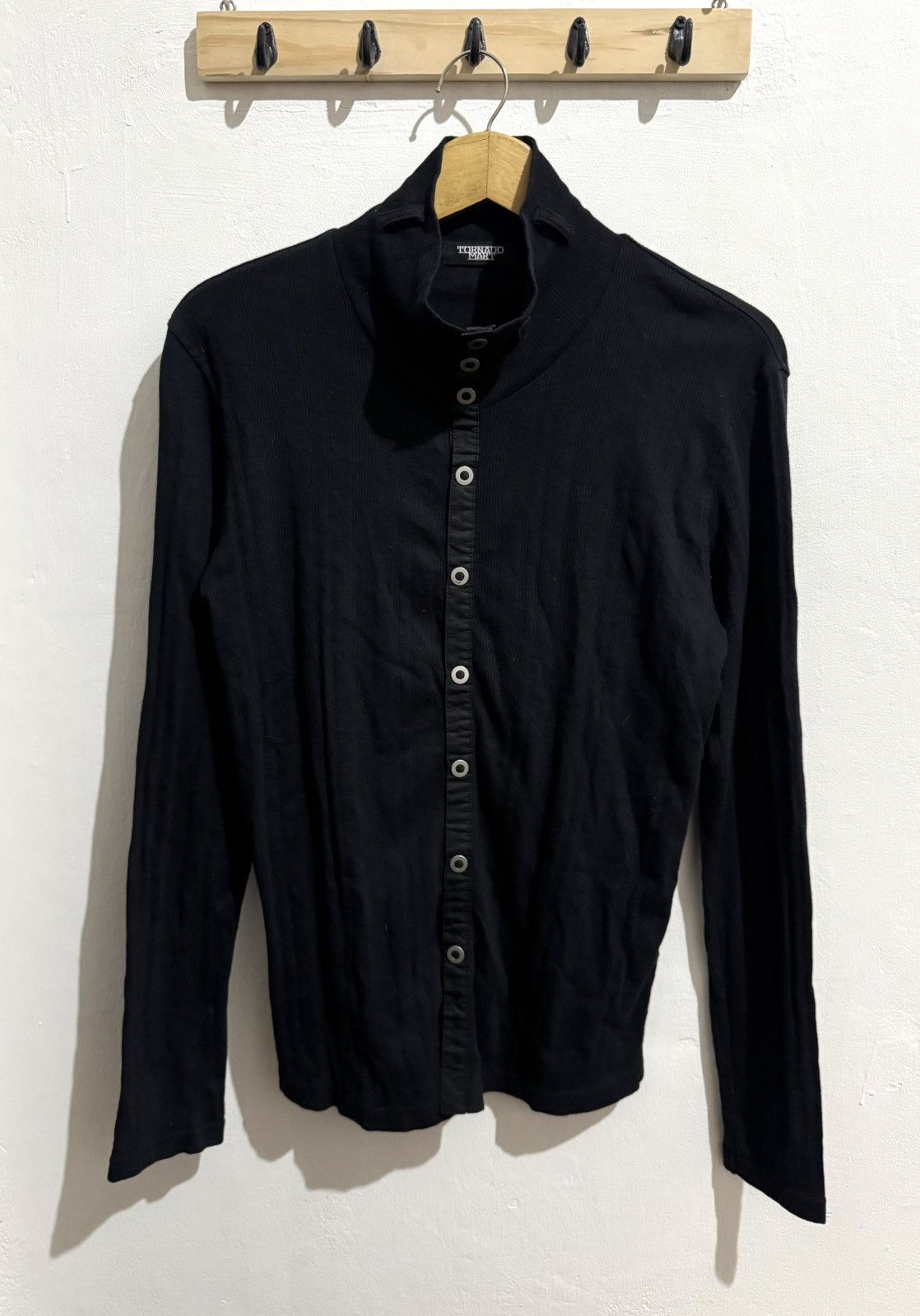 TORNADO MART KNIT BUTTON LONGSLEEVE