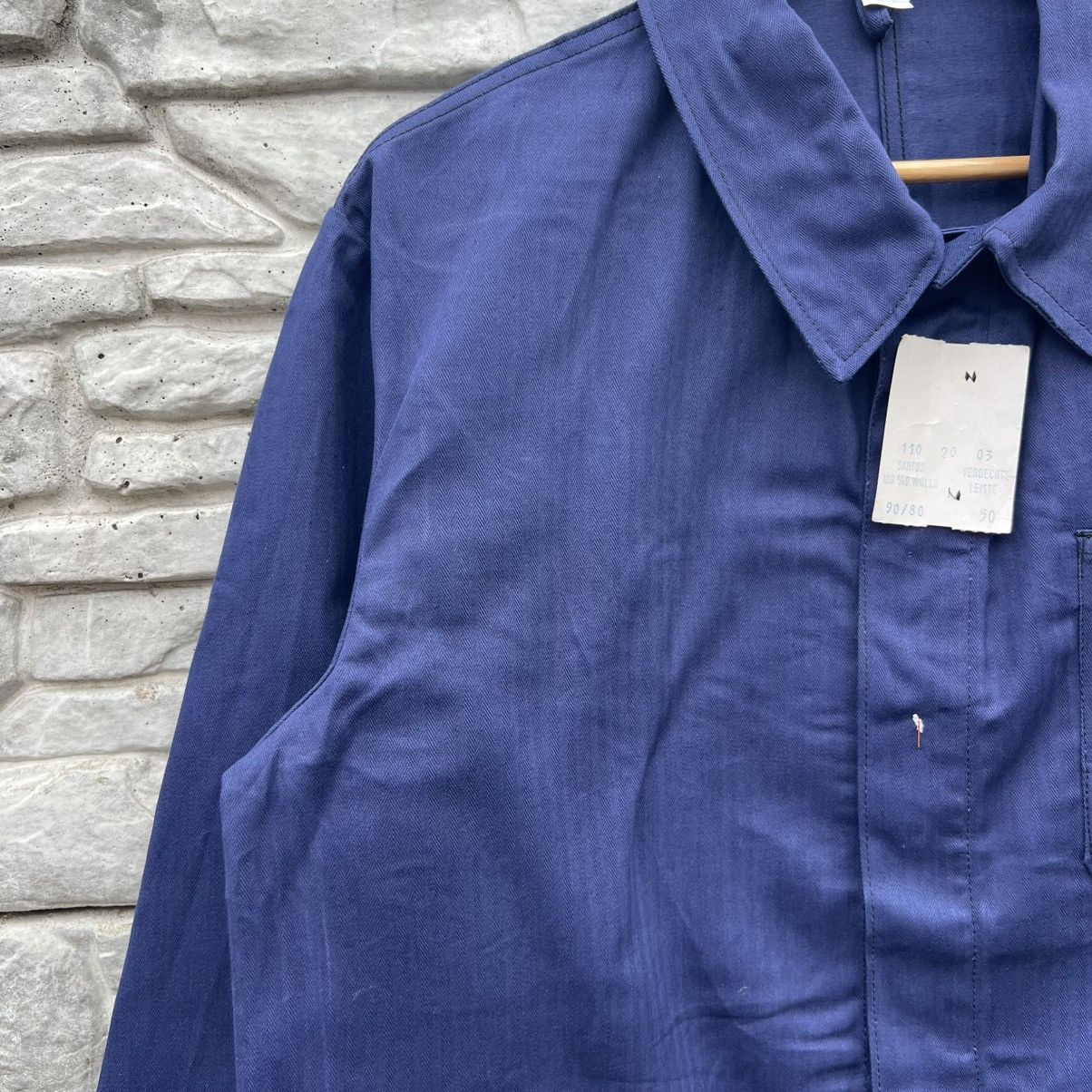 Vintage French herringbone HBT sanfor works jacket Size US M / EU 48-50 / 2 - 6 Thumbnail
