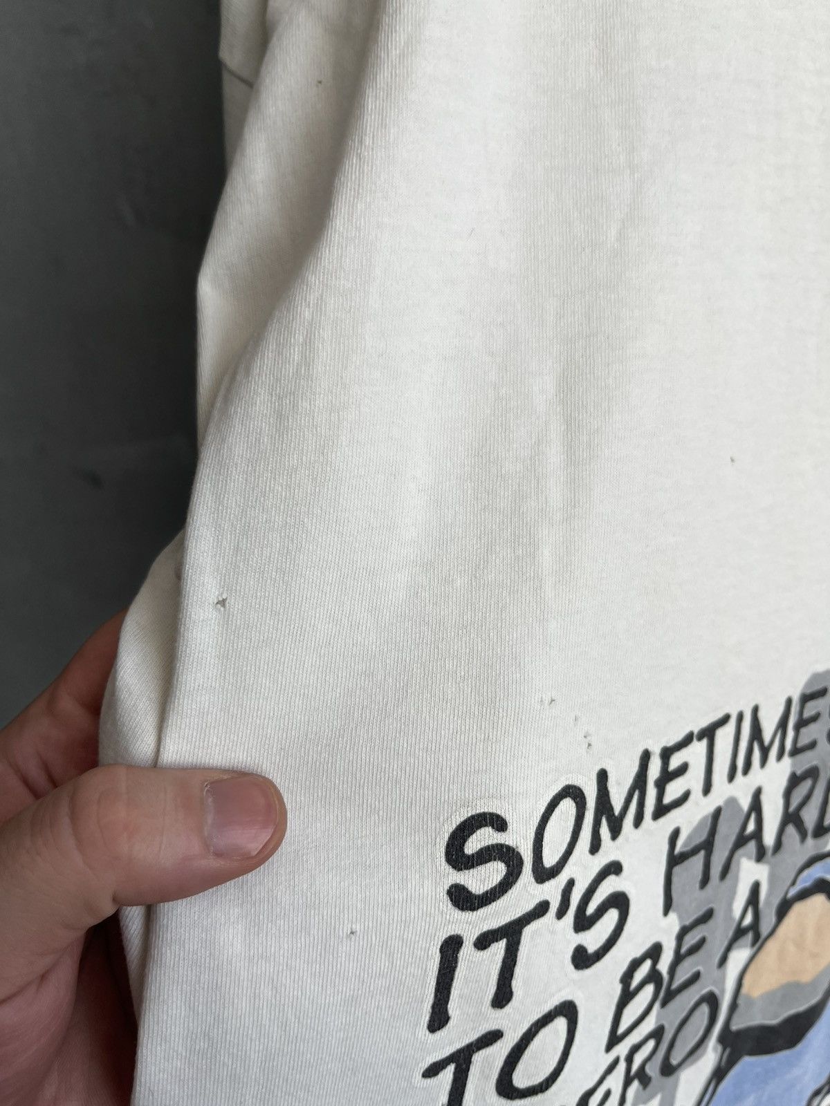Rap Tees 90s Spirit Sometimes It’s Hard Skate Boy Y2K Men’s T-shirt Size US XXL / EU 58 / 5 - 9 Thumbnail