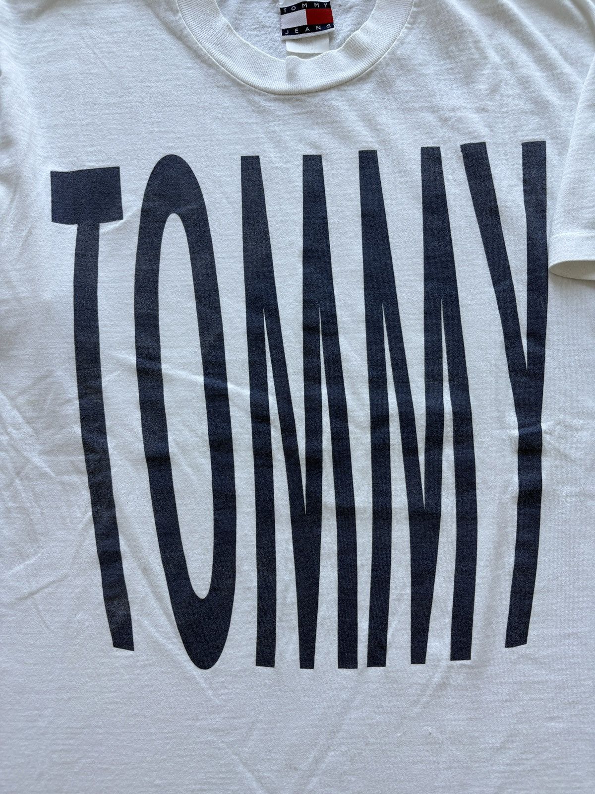 Tommy Jeans Vintage 90s Tommy Jeans Graphic Tee Double Sided Size US L / EU 52-54 / 3 - 2 Thumbnail
