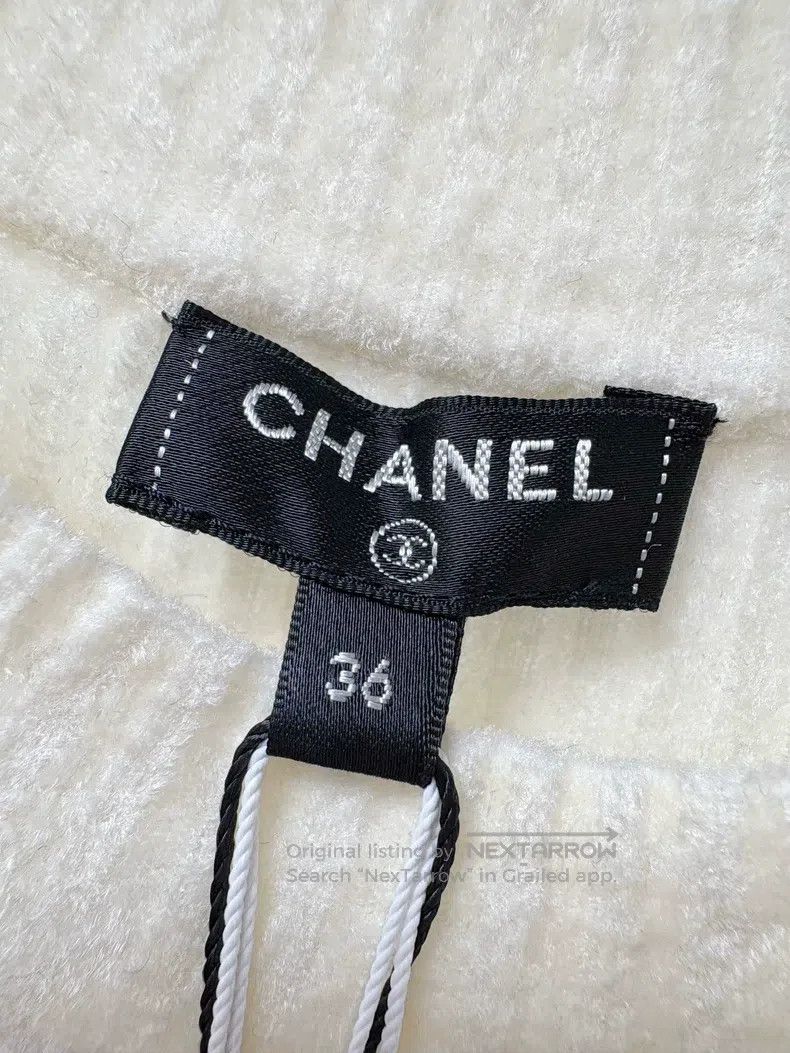 Chanel Chanel Lace stitching black and white colour block knitted Size XS / US 0-2 / IT 36-38 - 4 Thumbnail