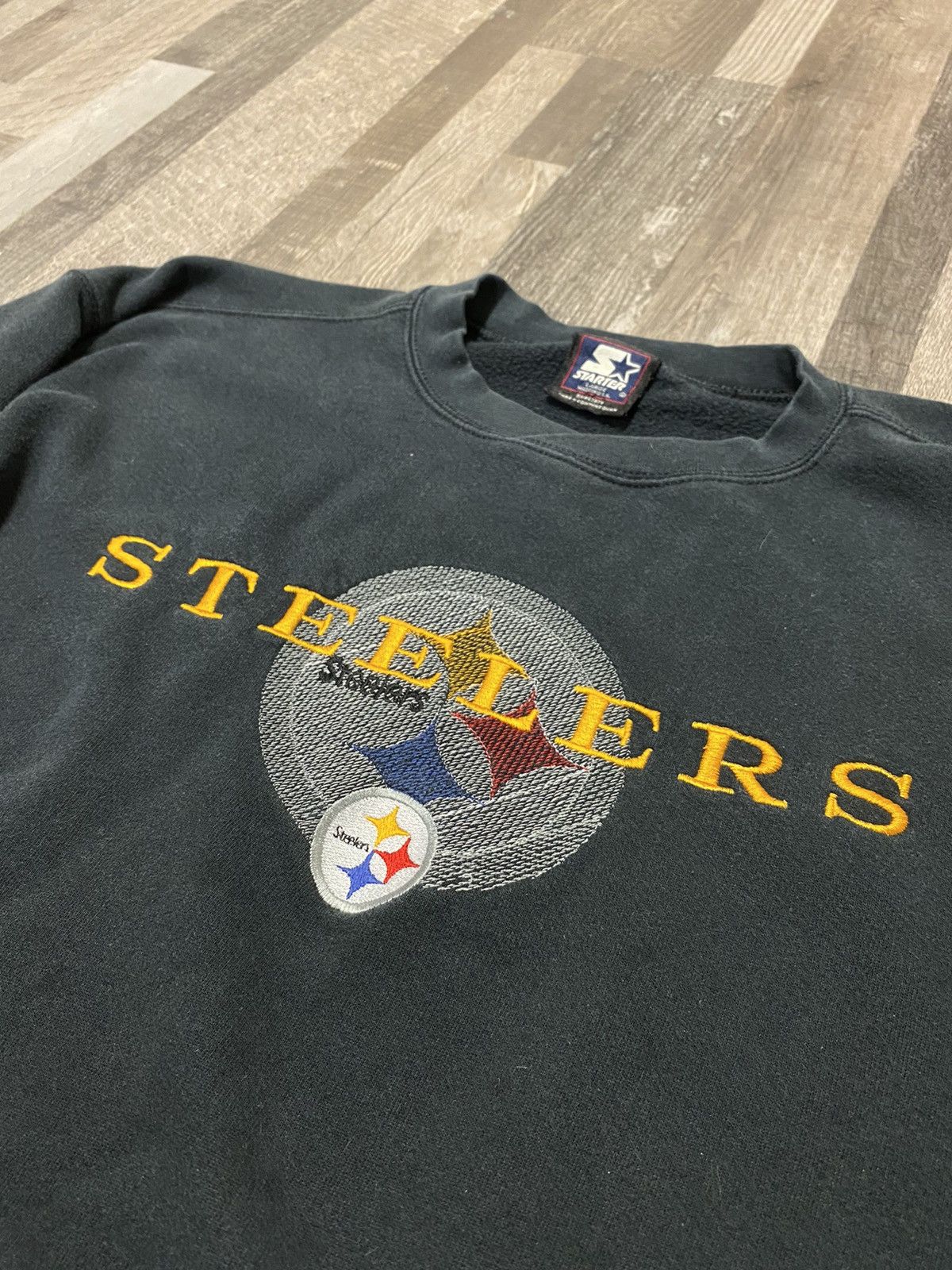 Starter × Vintage 90’s Vintage Made in USA Starter Pittsburgh Steelers Grail Size US L / EU 52-54 / 3 - 3 Thumbnail