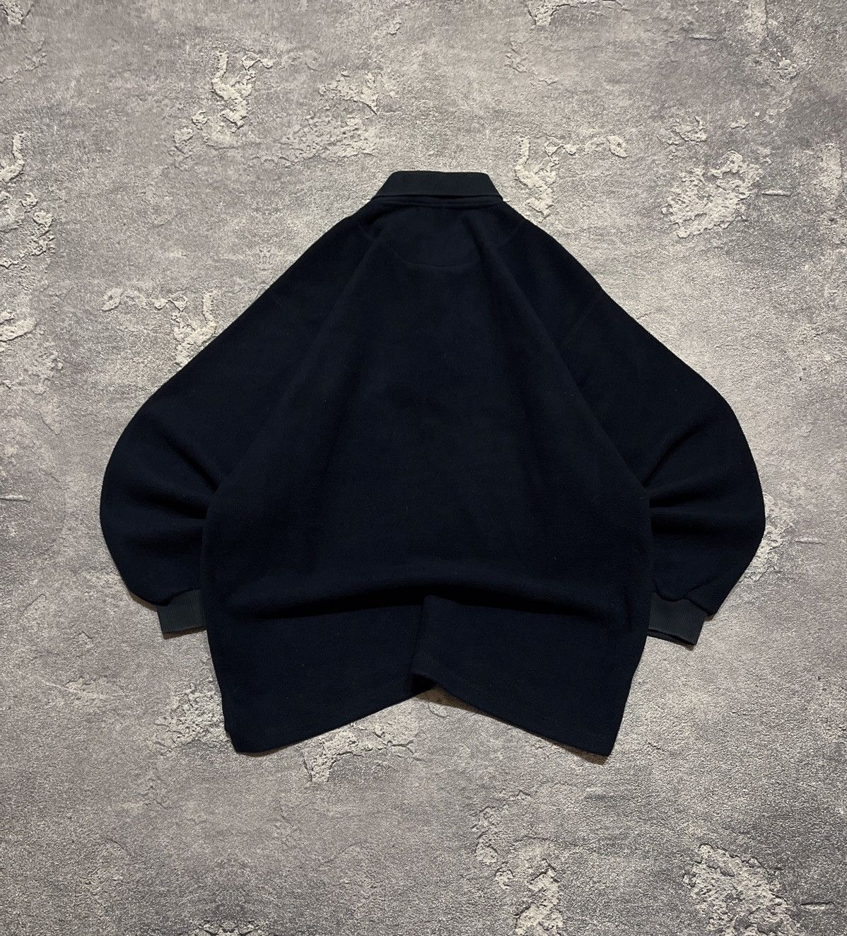 Vintage × Yves Saint Laurent Fleece YSL Sweatshirt 1/4 Logo YSL Sweater Size US XL / EU 56 / 4 - 5 Thumbnail