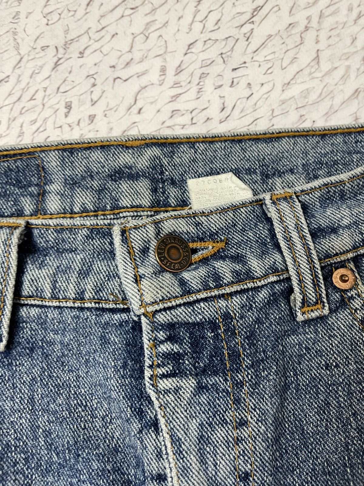 Levi's Levi’s 505 vintage 90s made in USA blue faded denim jeans Size US 34 / EU 50 - 10 Thumbnail