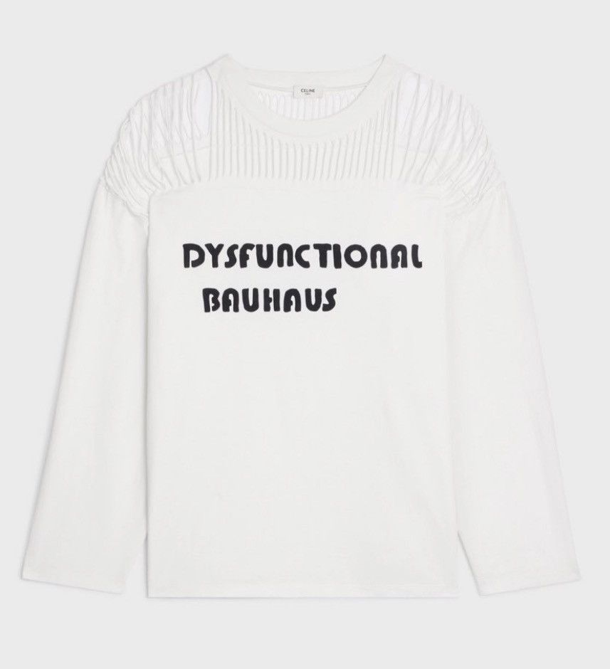 Celine Dysfunctional Bauhaus Cutout Longsleeve Jersey Size US S / EU 44-46 / 1 - 1 Preview