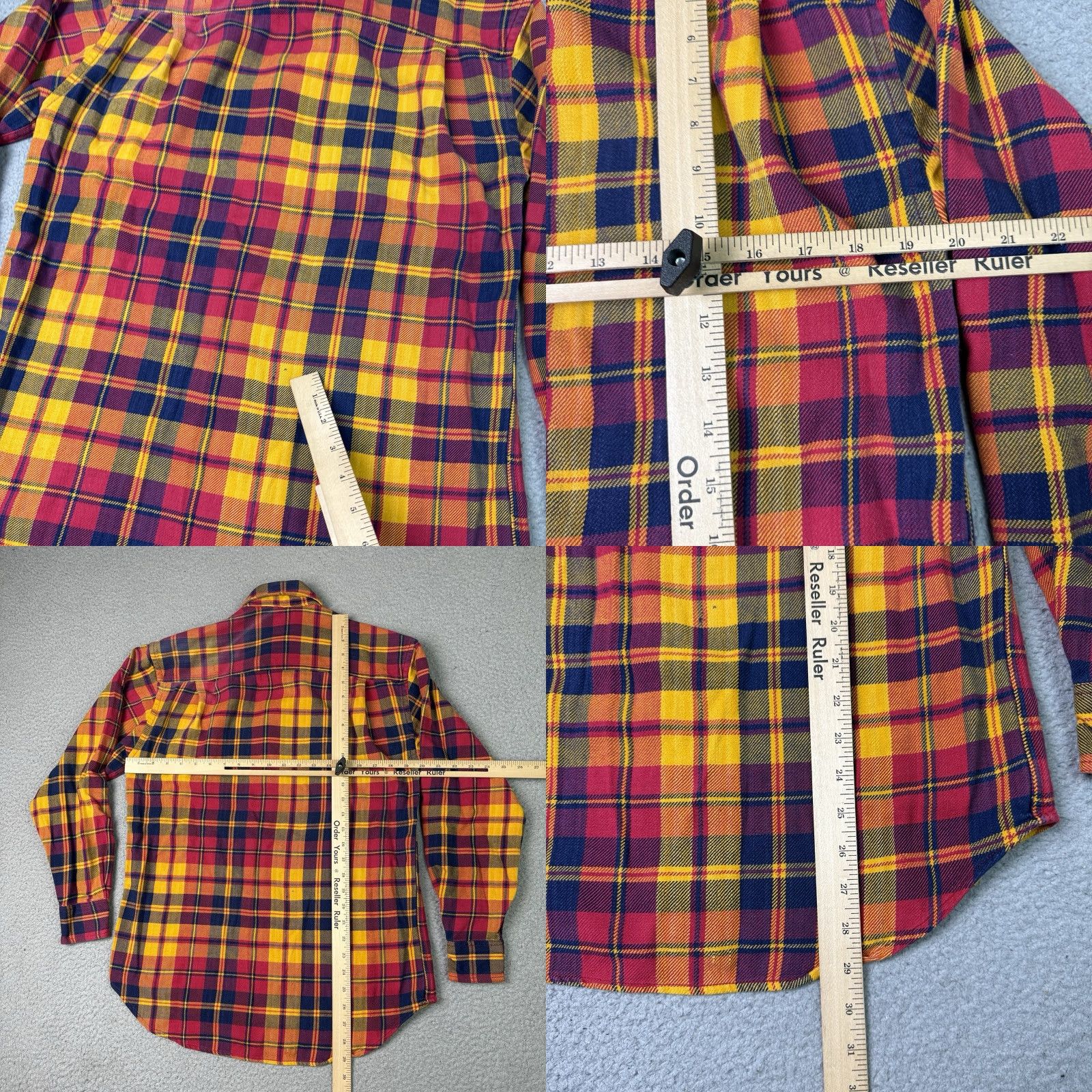 Gap VINTAGE Gap Shirt Mens S Red Heavy Flannel Plaid Button-Down Long Sleeve 90s Size US S / EU 44-46 / 1 - 8 Thumbnail
