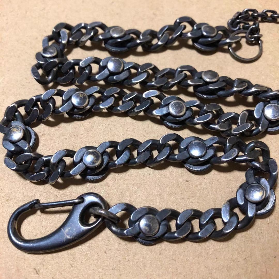 Roar roar Mainline Full Double Gun Silver Coin Wallet Chain K11 Size ONE SIZE - 4 Thumbnail
