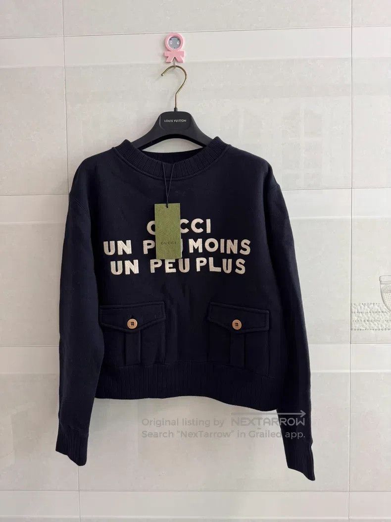 Gucci Gucci Dark blue sweatshirt Size US L / EU 52-54 / 3 - 1 Thumbnail