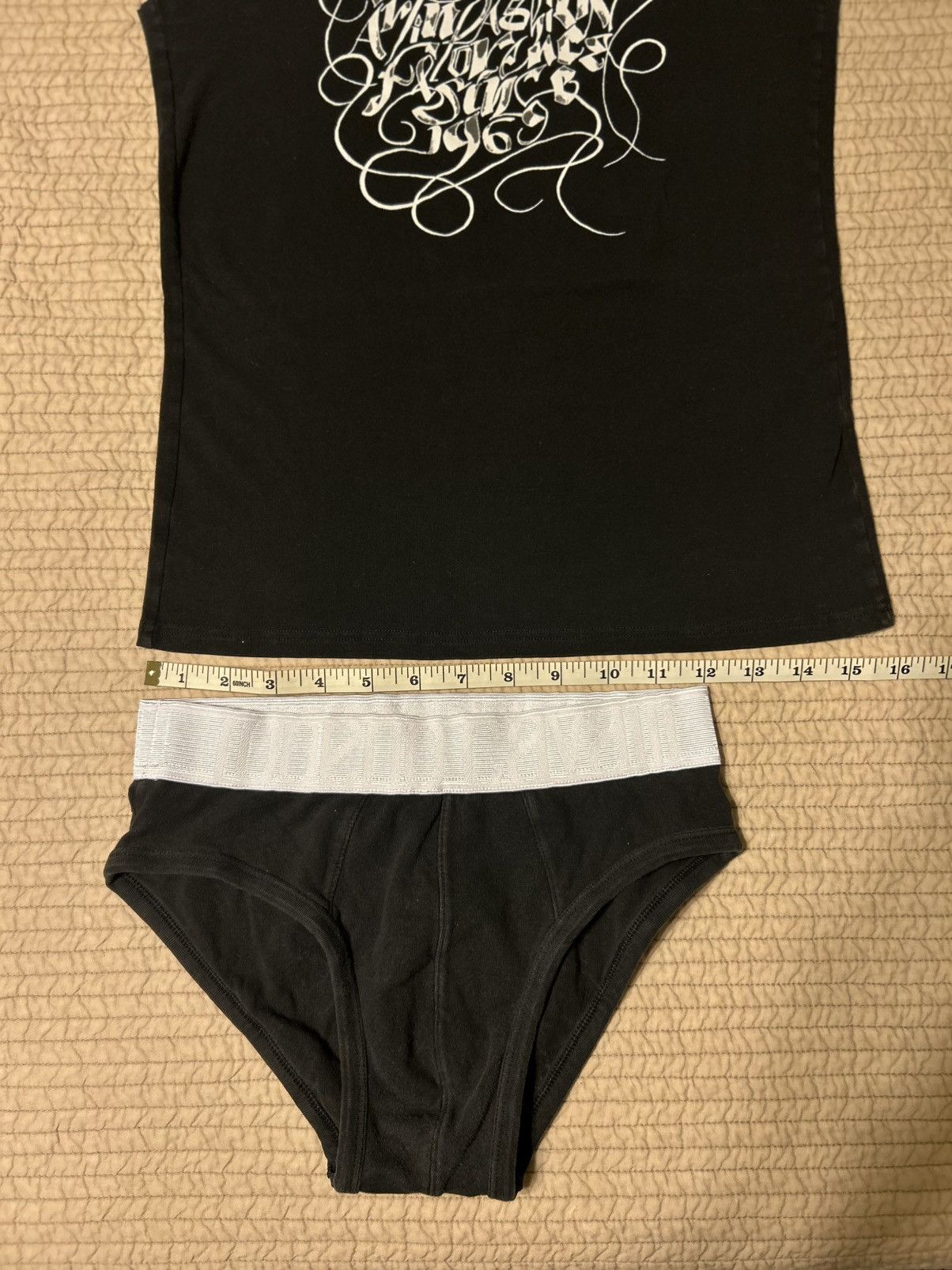 Roberto Cavalli Vintage 2004 Stretch Cotton Metallic Graphic Sport Brief Size 28 - 11 Thumbnail