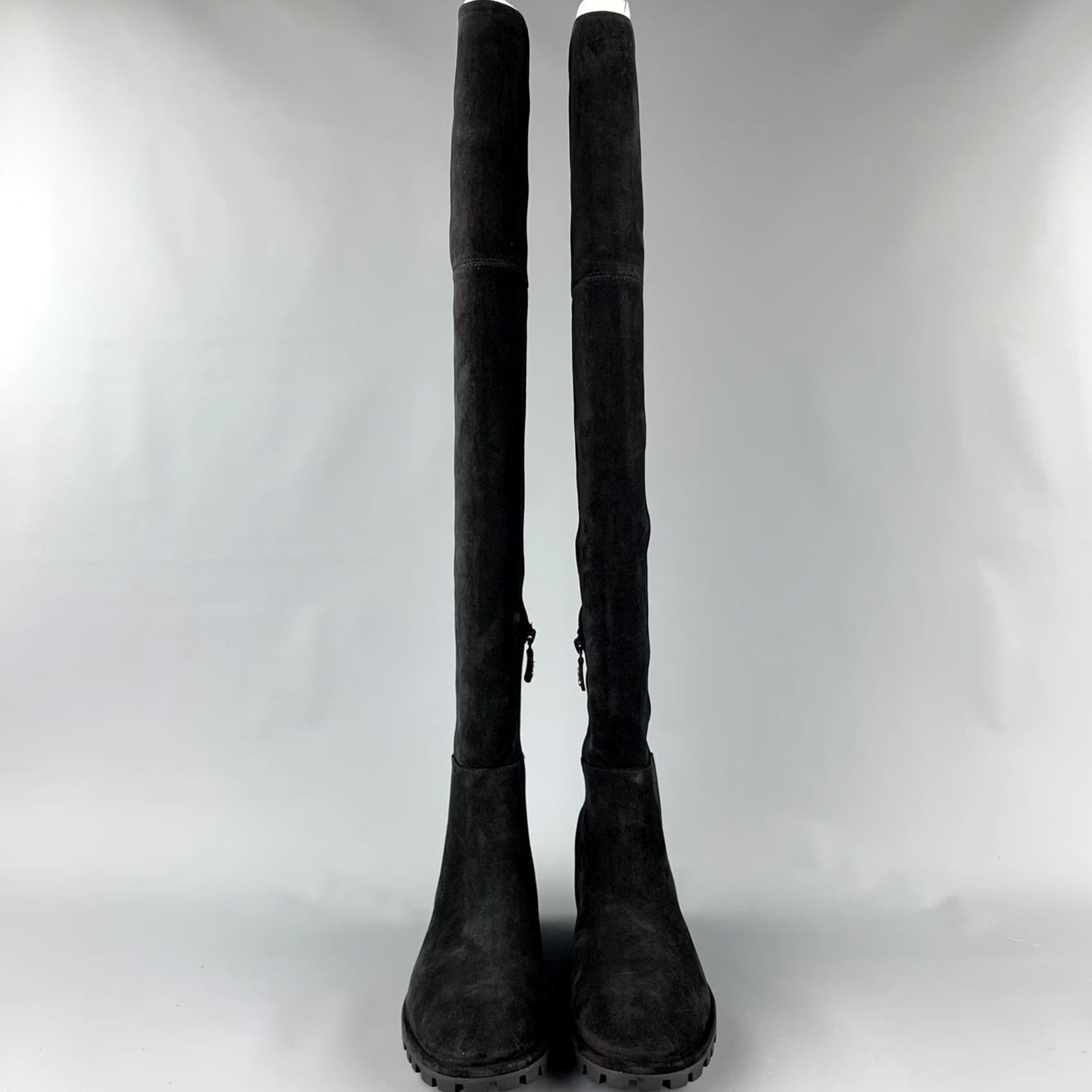 Stuart Weitzman STUART WEITZMAN Black Suede Knee High Boots Size 10 Women Size US 10 / IT 40 - 3 Thumbnail