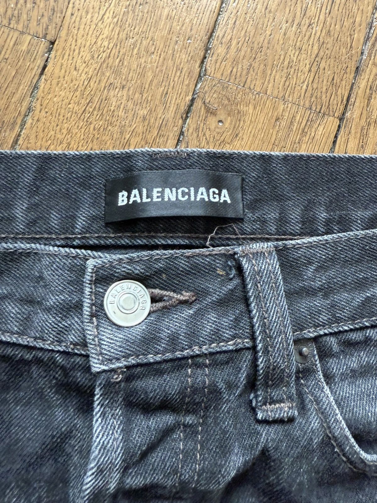 Balenciaga Balenciaga Heel Drag Denim Size US 31 - 2 Thumbnail