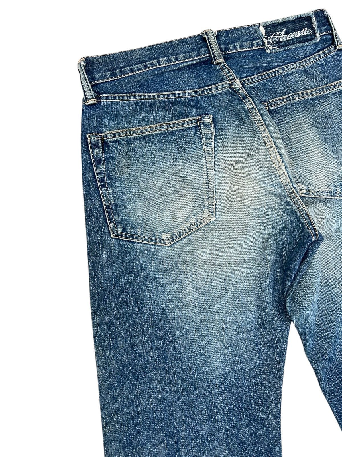 Shellac Vintage Acoustic Japan Hidden Rivet Mud Denim Selvedge Jeans Size US 30 / EU 46 - 15 Thumbnail