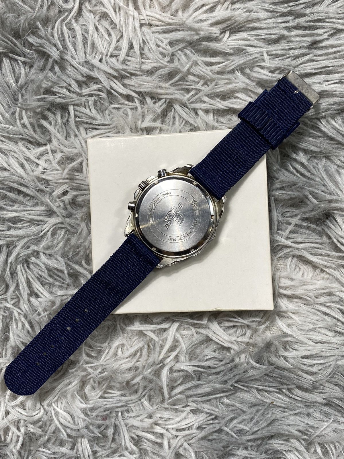 Casio × Edifice Japan × Japanese Brand Casio Edifice Copper Dial, Blue Strap – Japanese Brand Size ONE SIZE - 6 Thumbnail