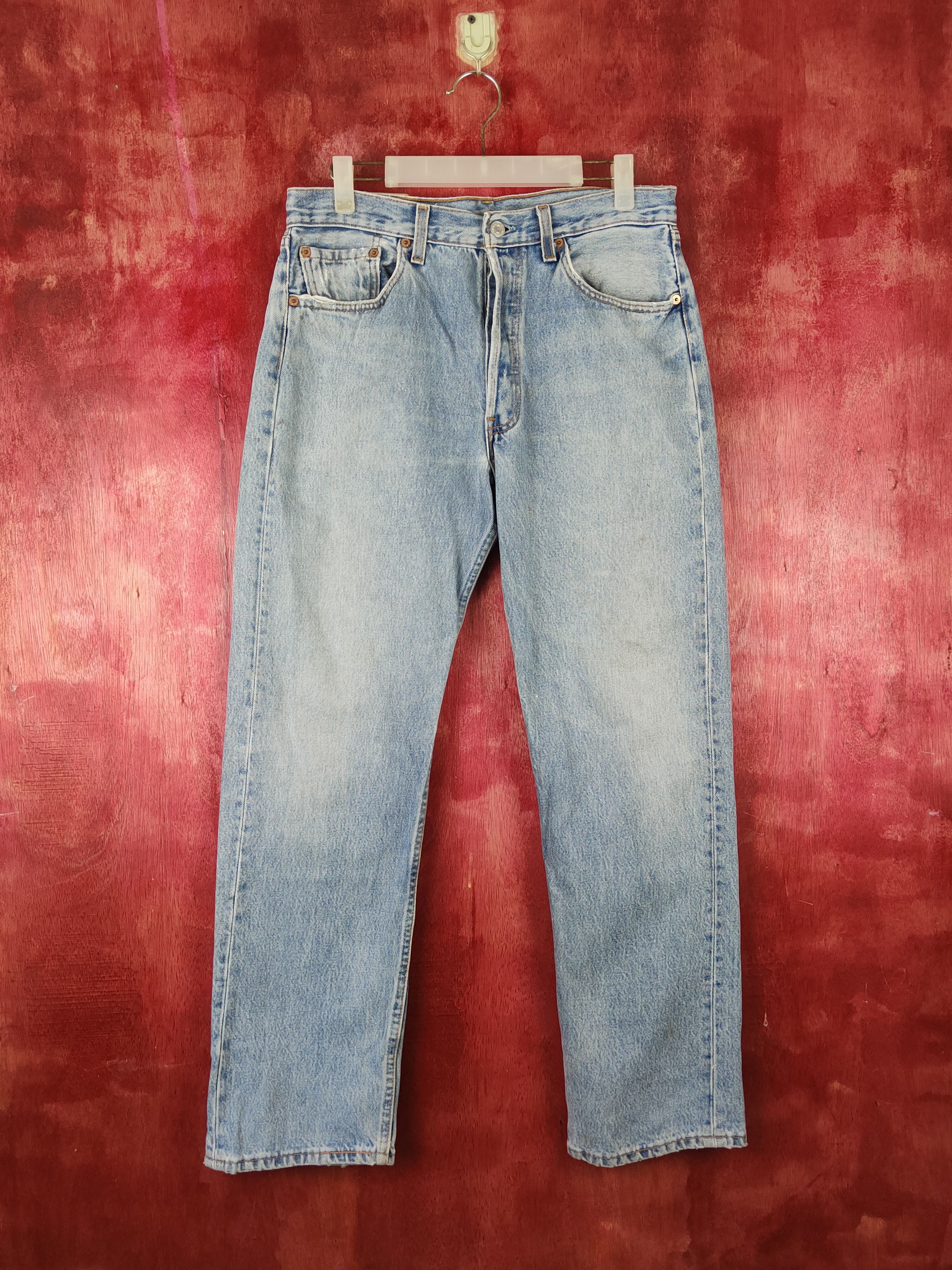 Levi's 501 Levi's Blue vintage Denim Pants #S1368 Size US 32 / EU 48 - 1 Thumbnail