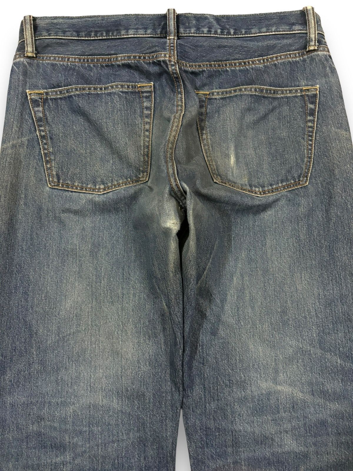 Jun Takahashi Vintage Y2K Uniqlo Dirt Mud Wash Loose Fit Jeans Size US 34 / EU 50 - 11 Thumbnail
