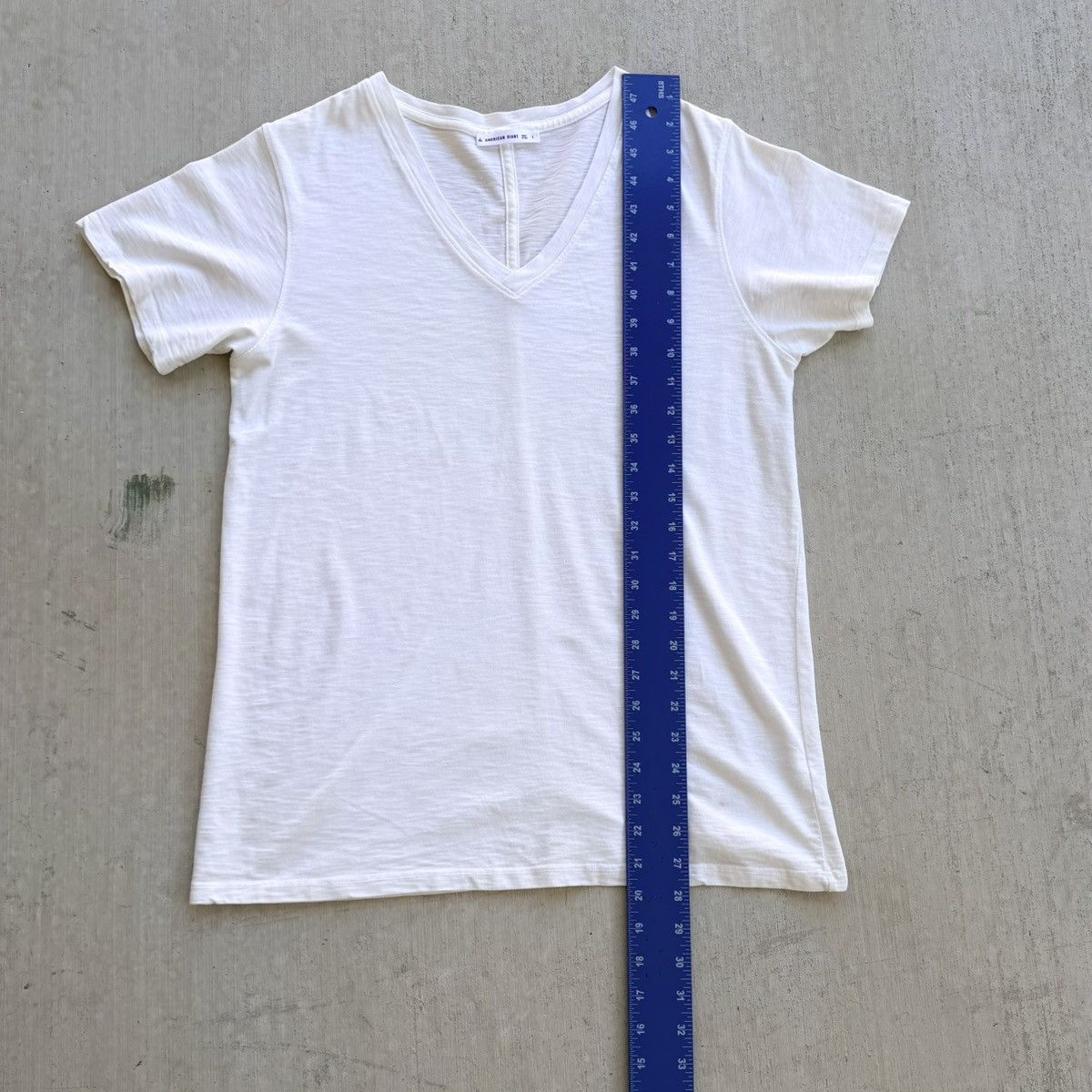 American Giant American Giant V Neck T Shirt Men Size Large Heather White Size US L / EU 52-54 / 3 - 9 Thumbnail