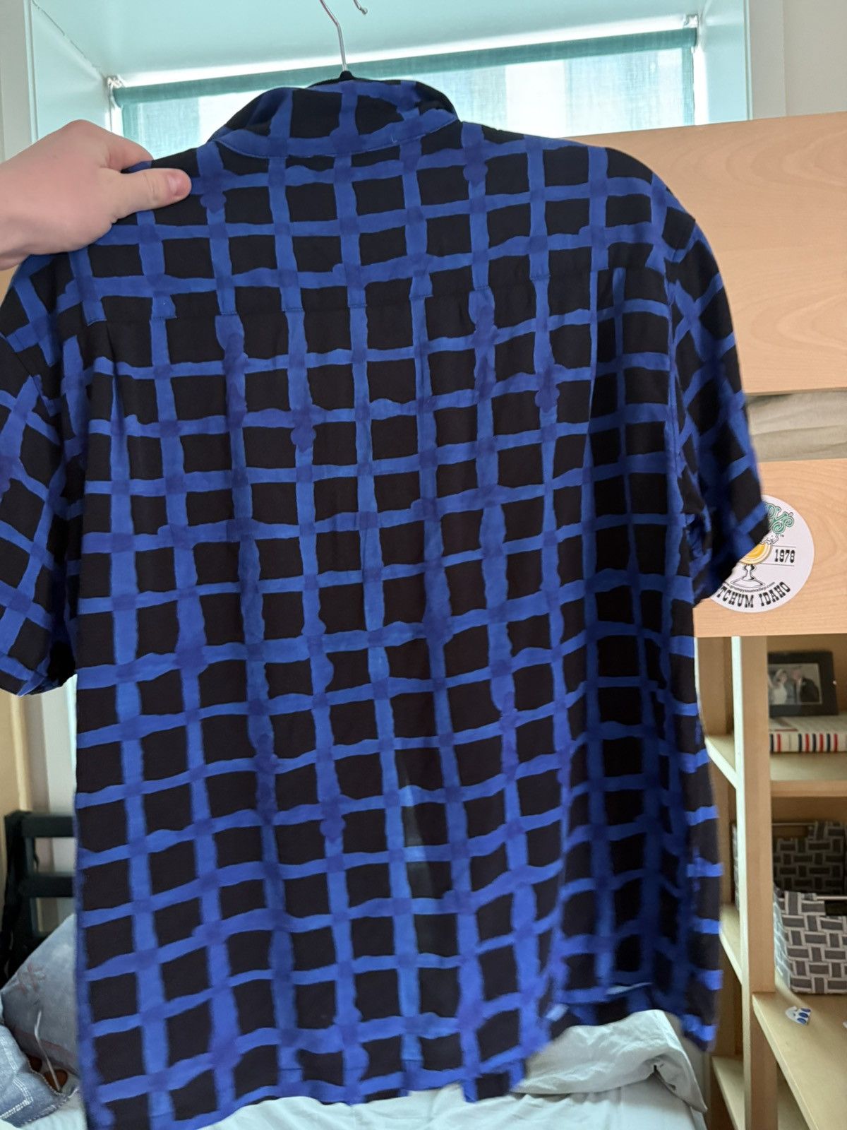 Stussy Stussy Noma Hand Drawn Grid Shirt Size US M / EU 48-50 / 2 - 2 Thumbnail