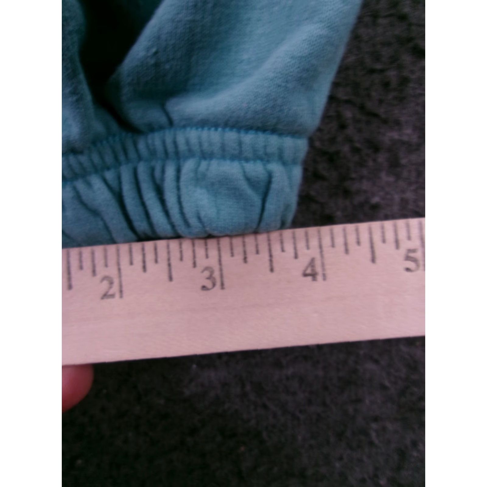 Vintage PULL BEAR Sweatpants Womens XS Teal Jogger Elastic Waist Drawstring Pockets Size 26" / US 2 / IT 38 - 7 Thumbnail
